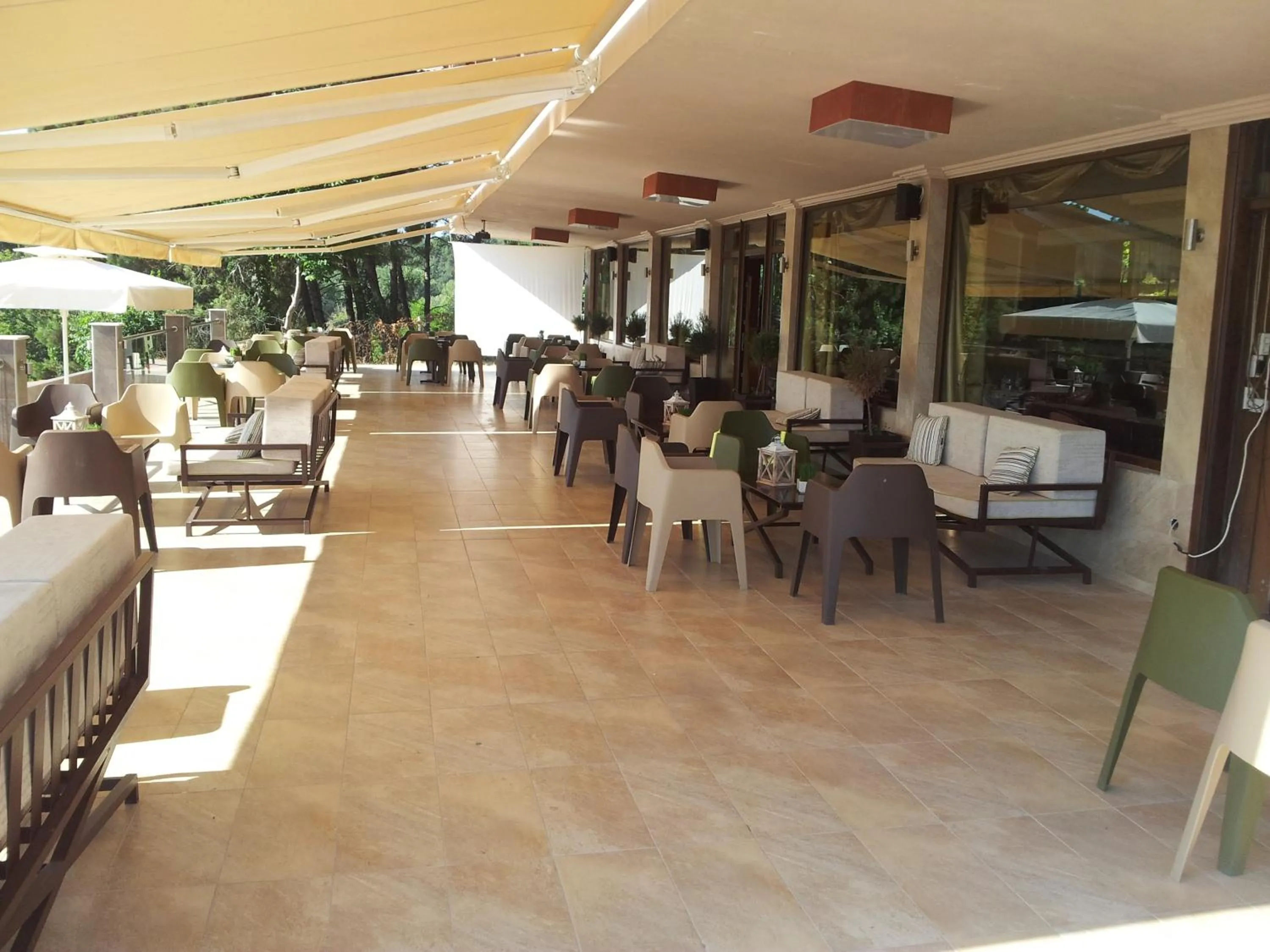 Patio in Plotini Hotel
