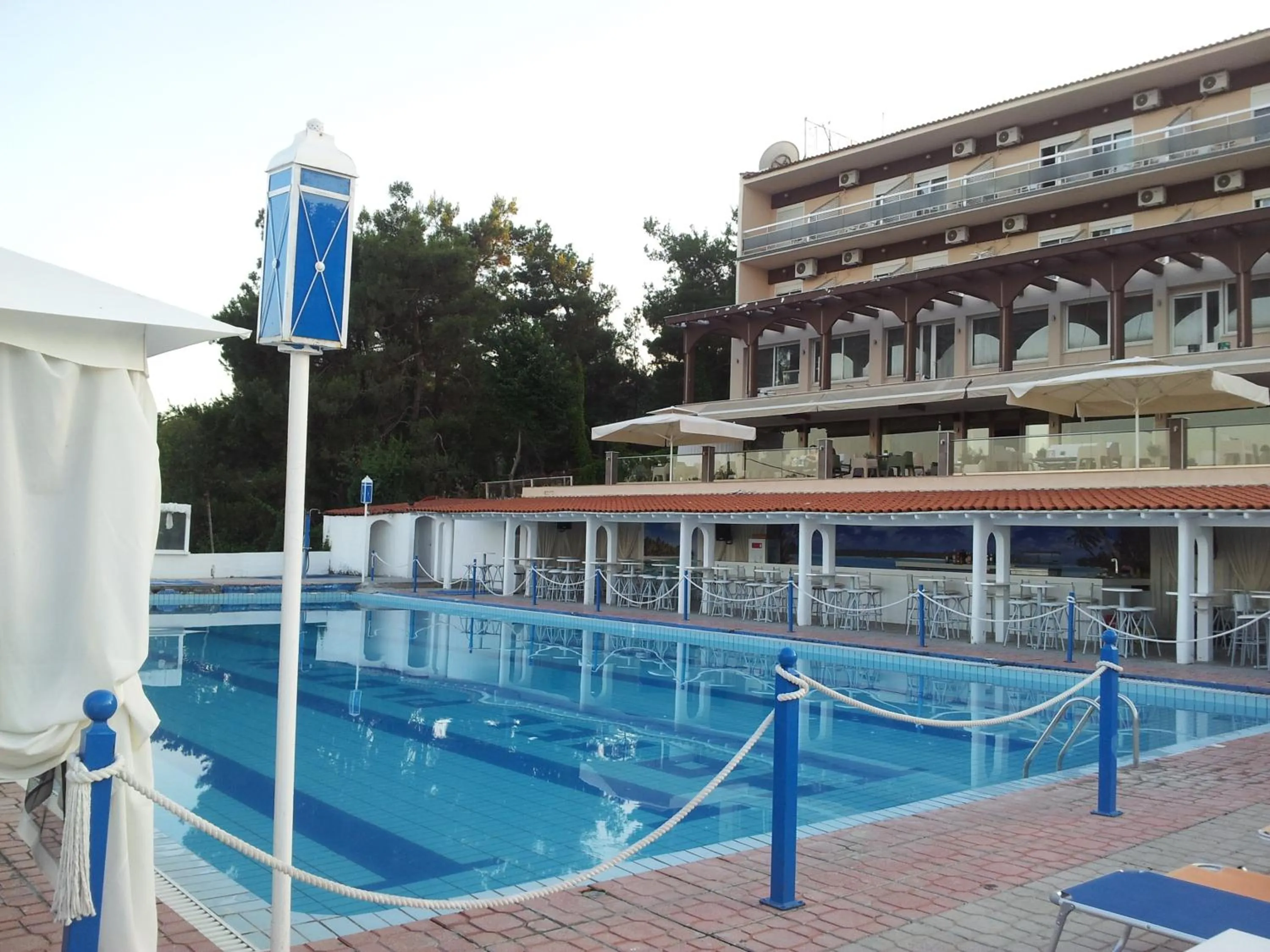 Swimming pool in Plotini Hotel