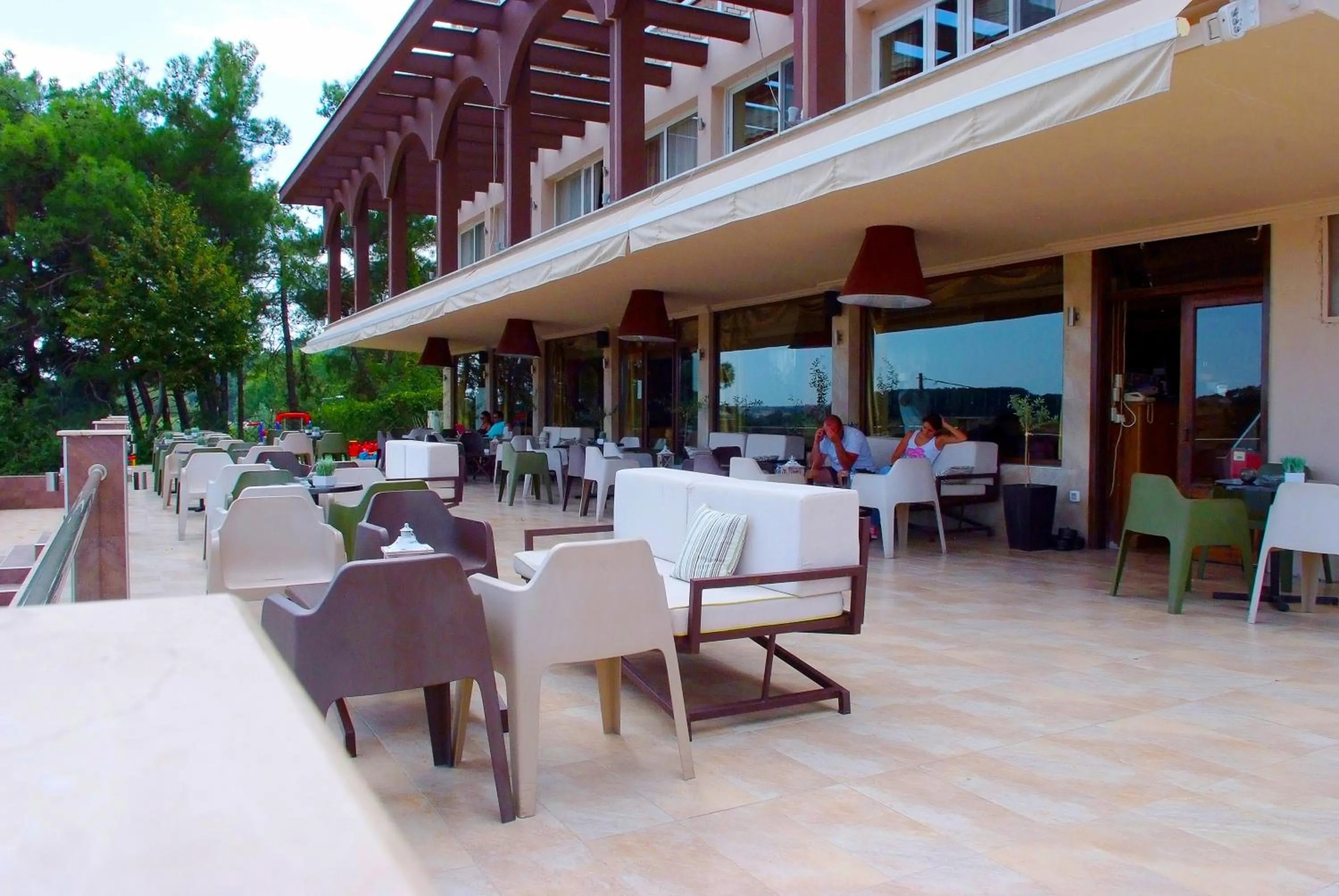 Patio in Plotini Hotel