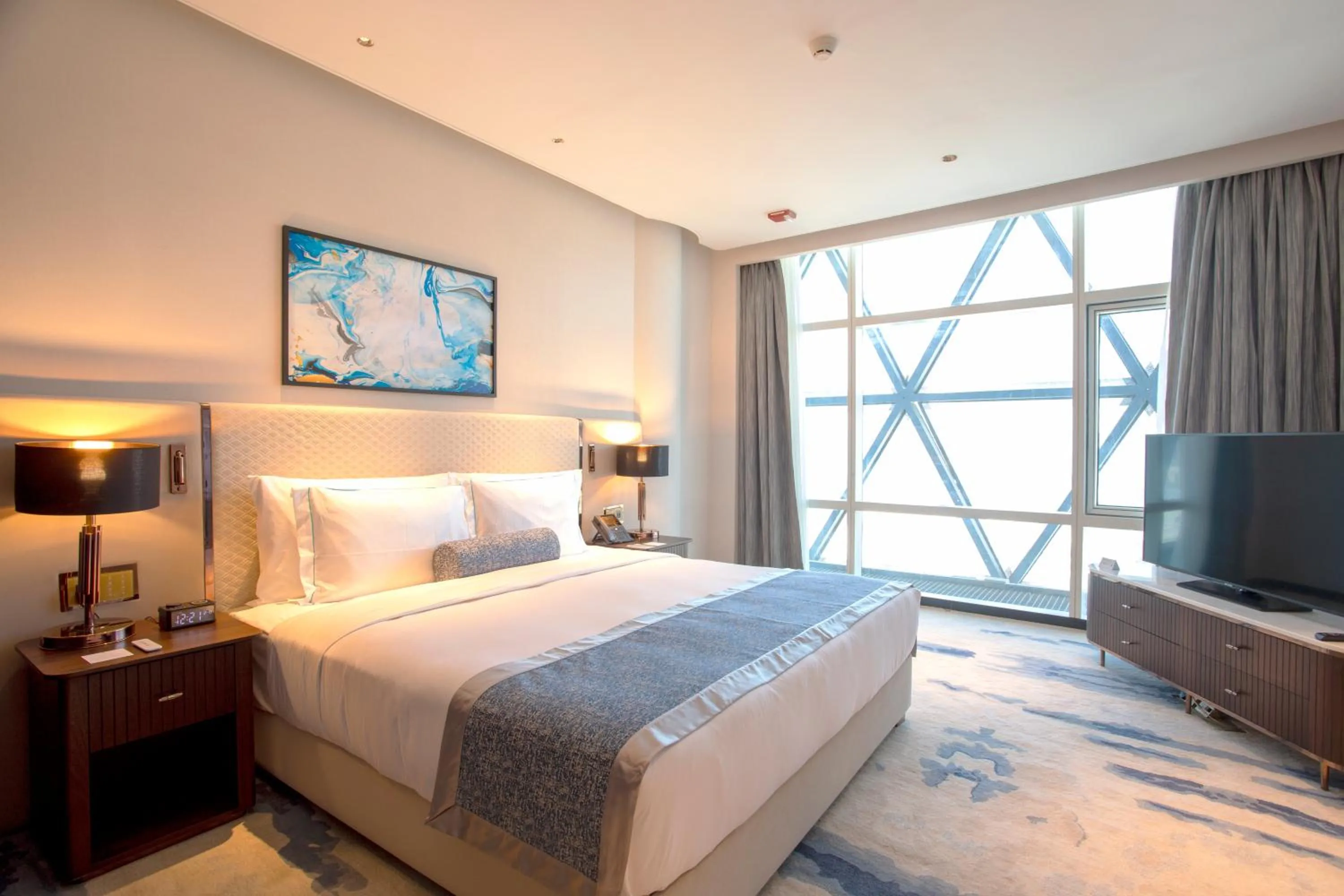 Bedroom, Bed in Century Marina Hotel - Lusail