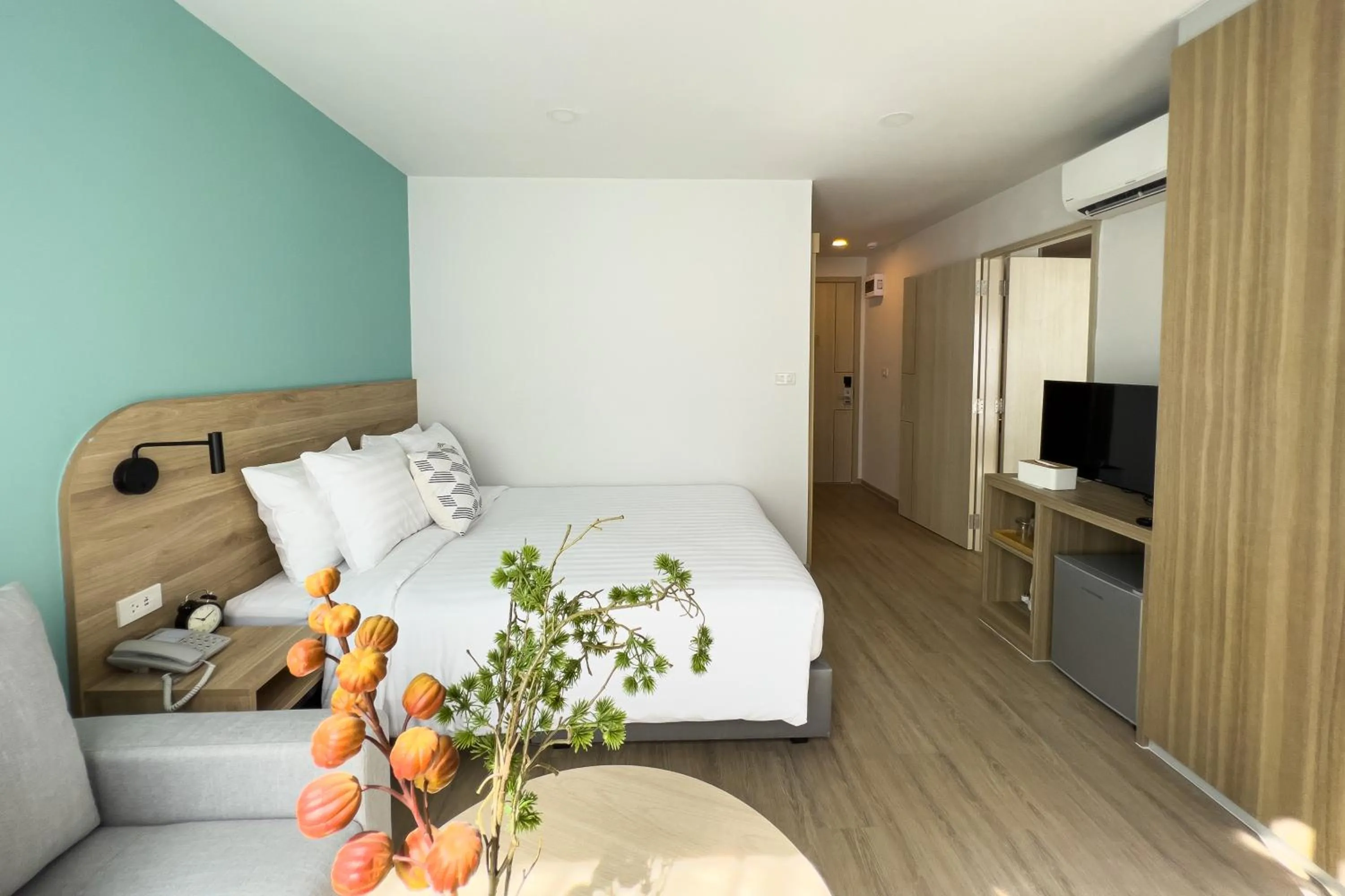 Bed in Wellness Stay & Hotel Sukhumvit 107