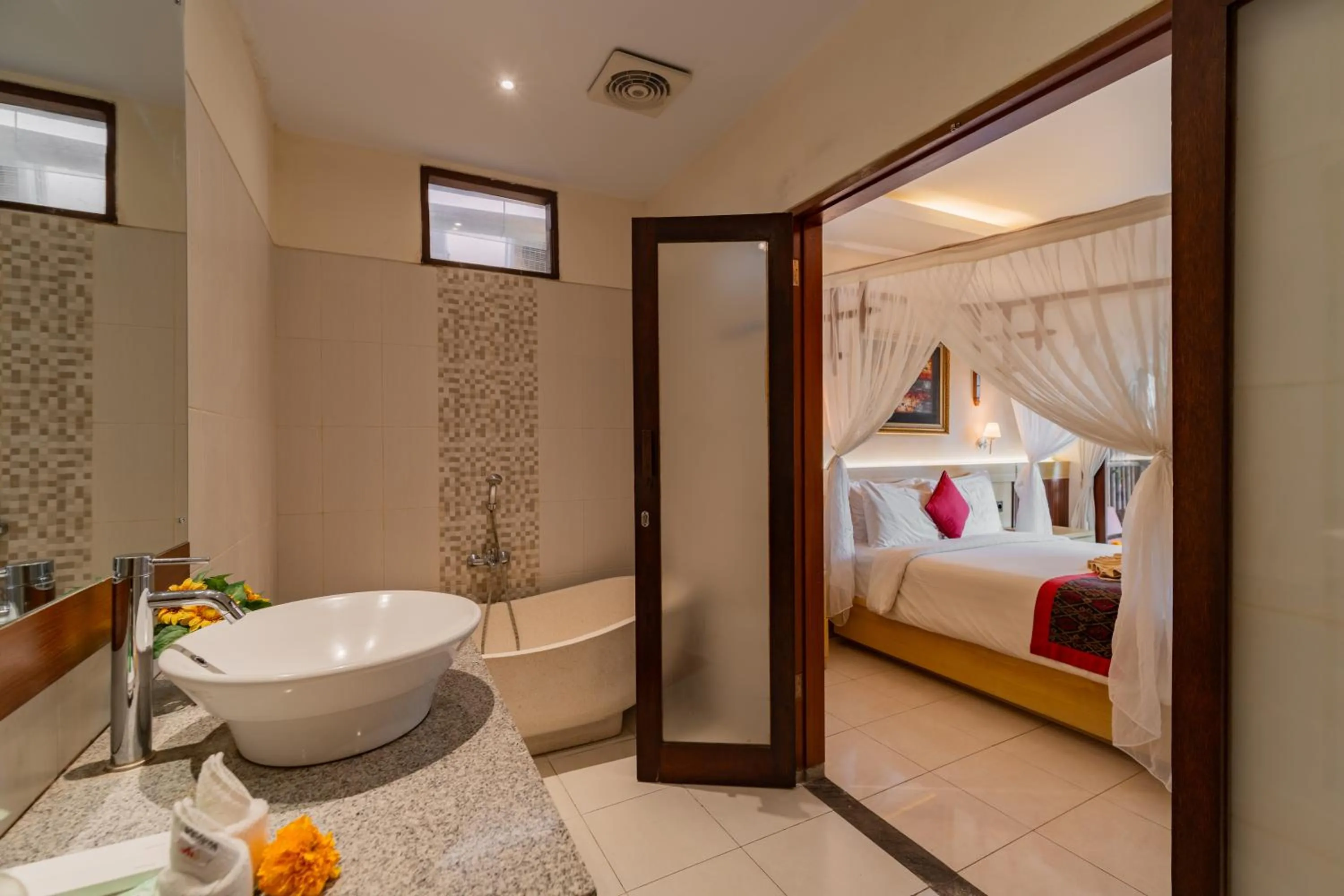 Bathroom, Bed in Desak Putu Putra Hidden