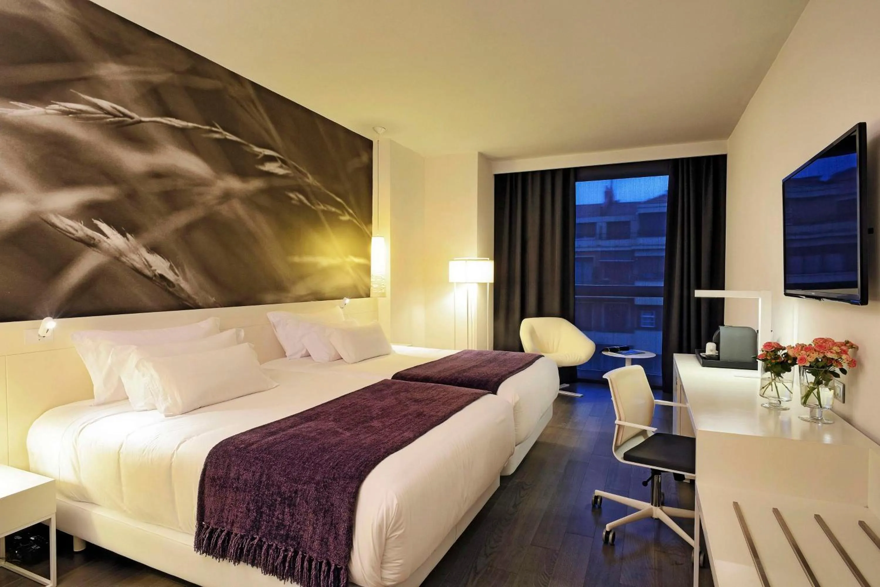 Bedroom, Bed in NH Collection Villa de Bilbao