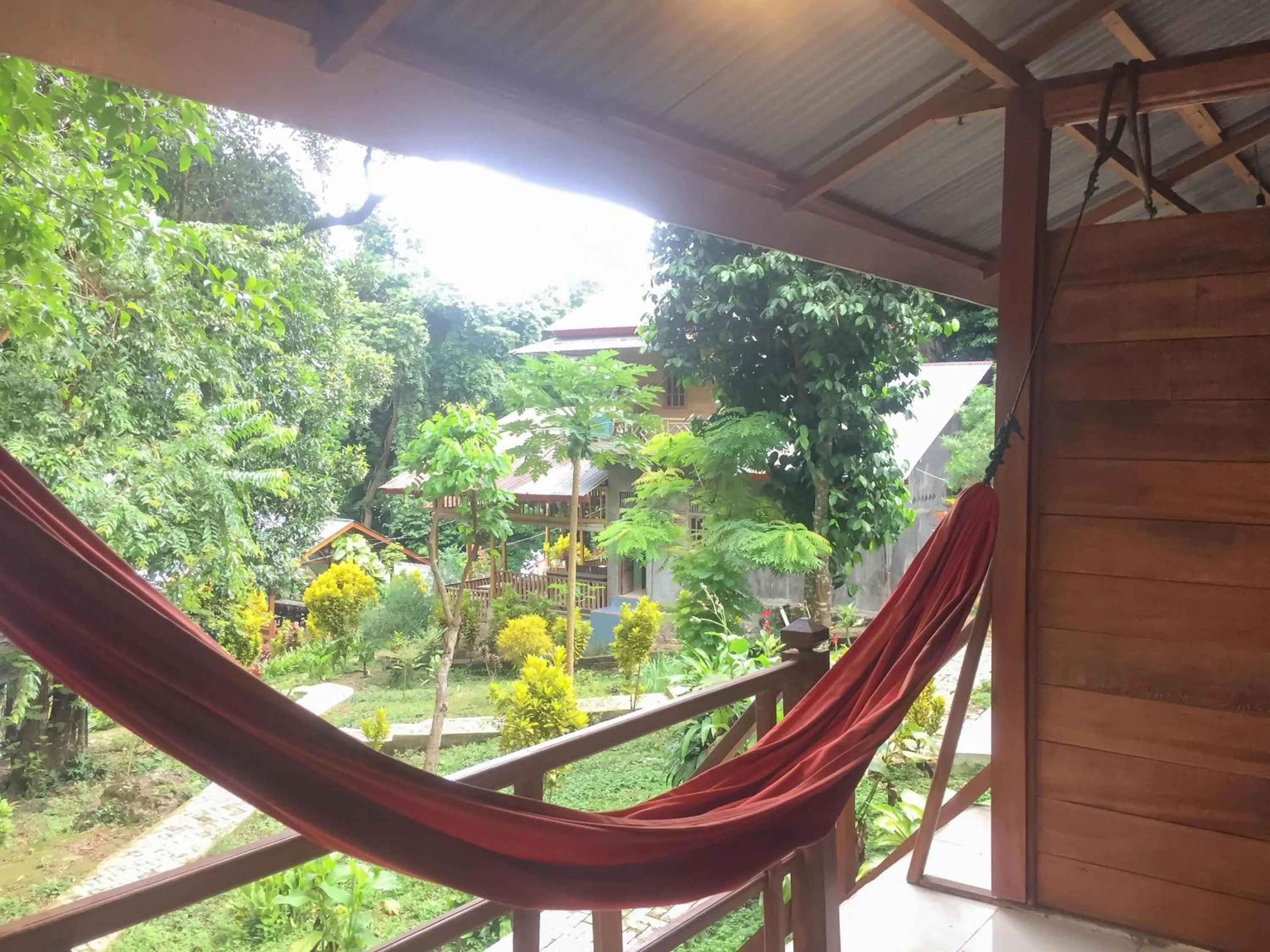 Balcony/Terrace in Olala Bungalows And Restaurant Mitra RedDoorz