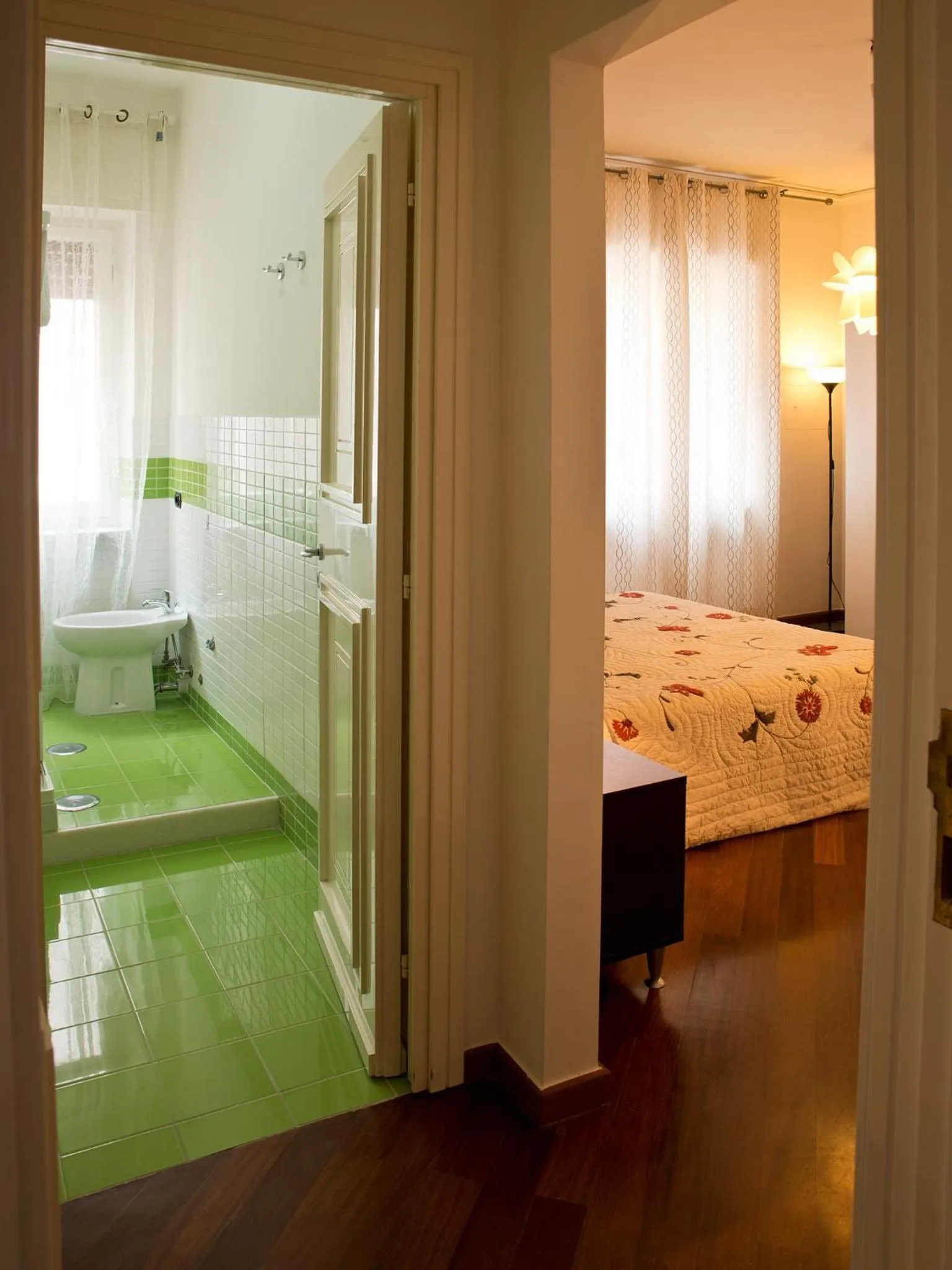 Bathroom, Bed in B&B Sul Corso