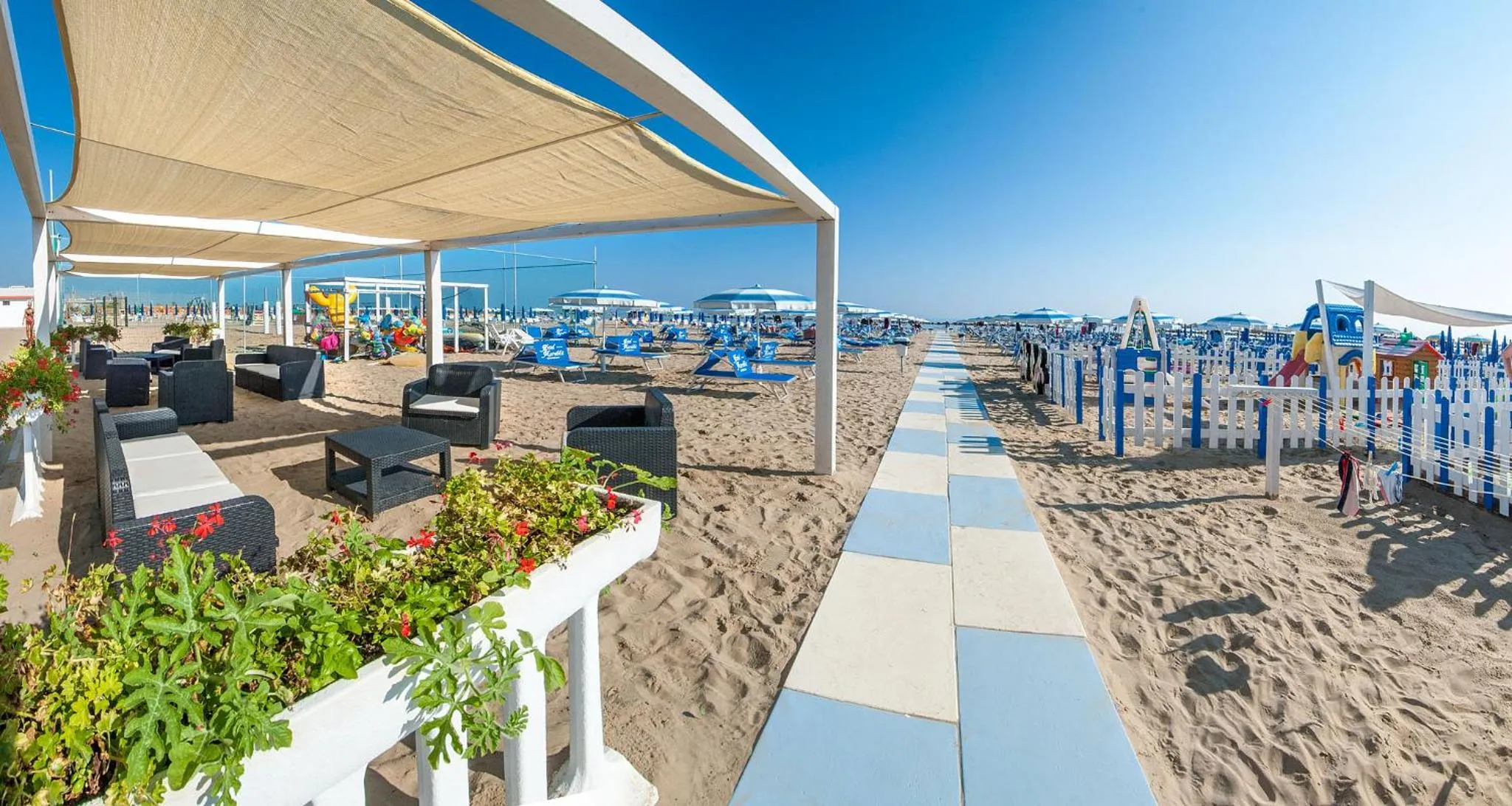 Beach in Hotel Mareblu