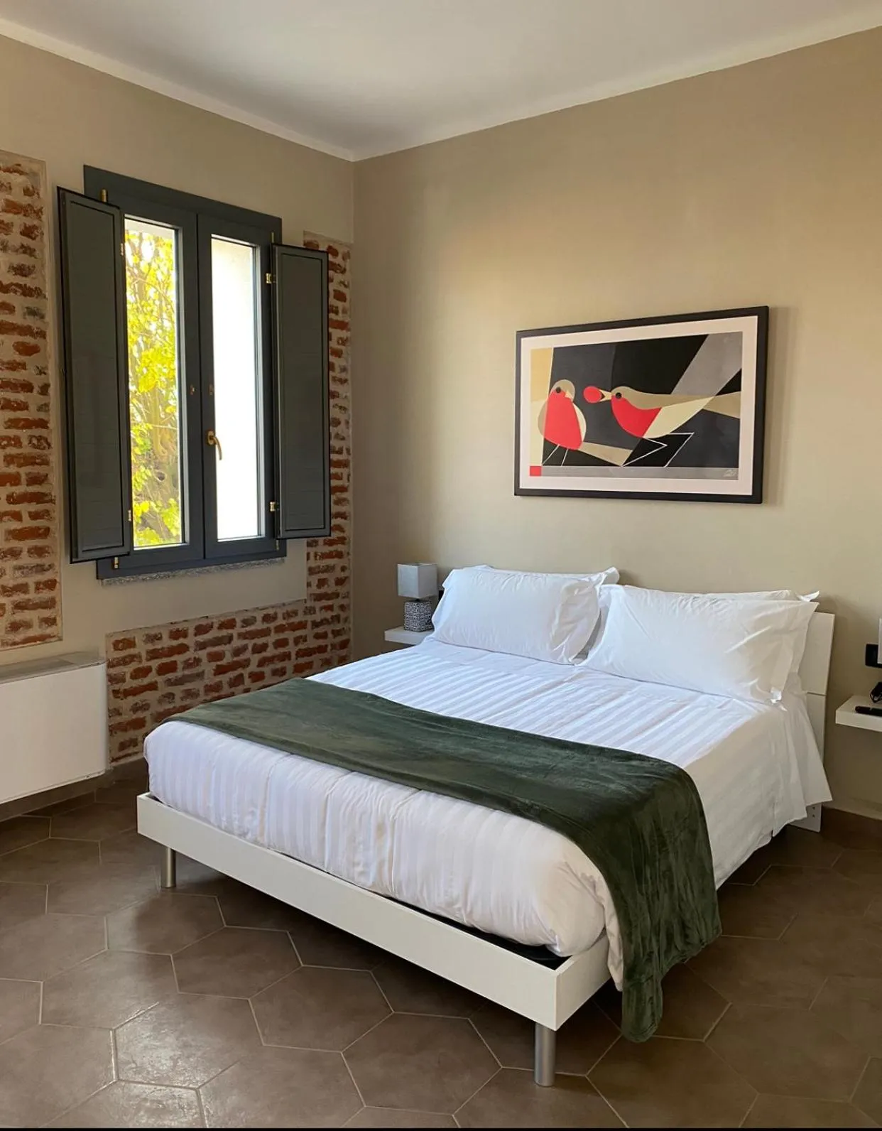 Bed in Cascina Mora Bassa