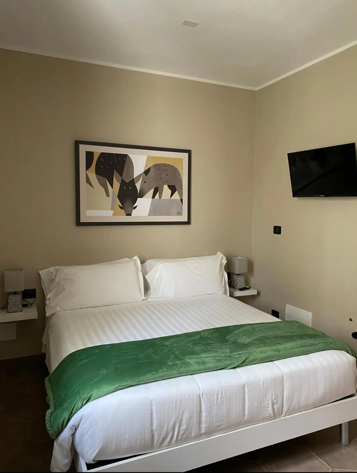 Bed in Cascina Mora Bassa