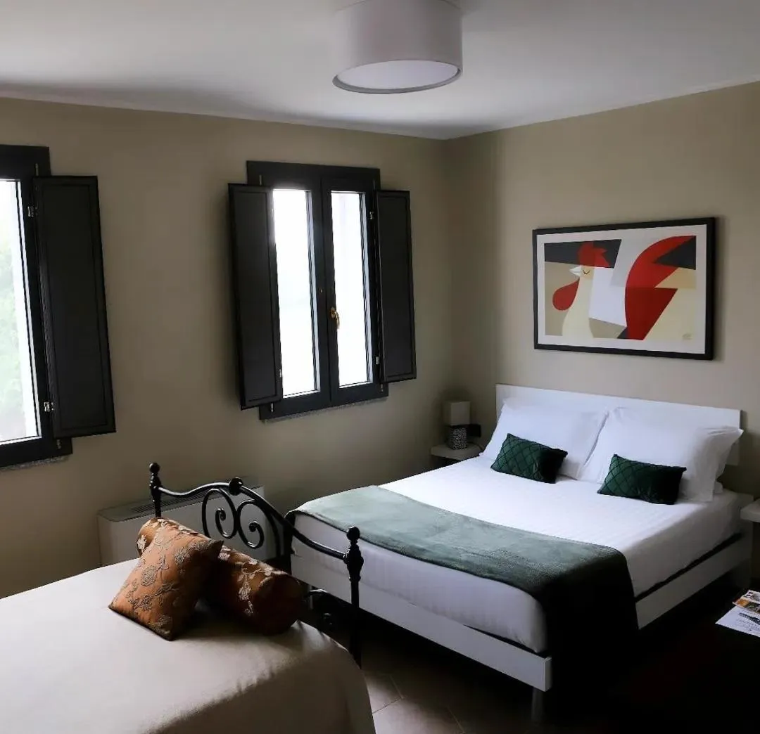 Bed in Cascina Mora Bassa