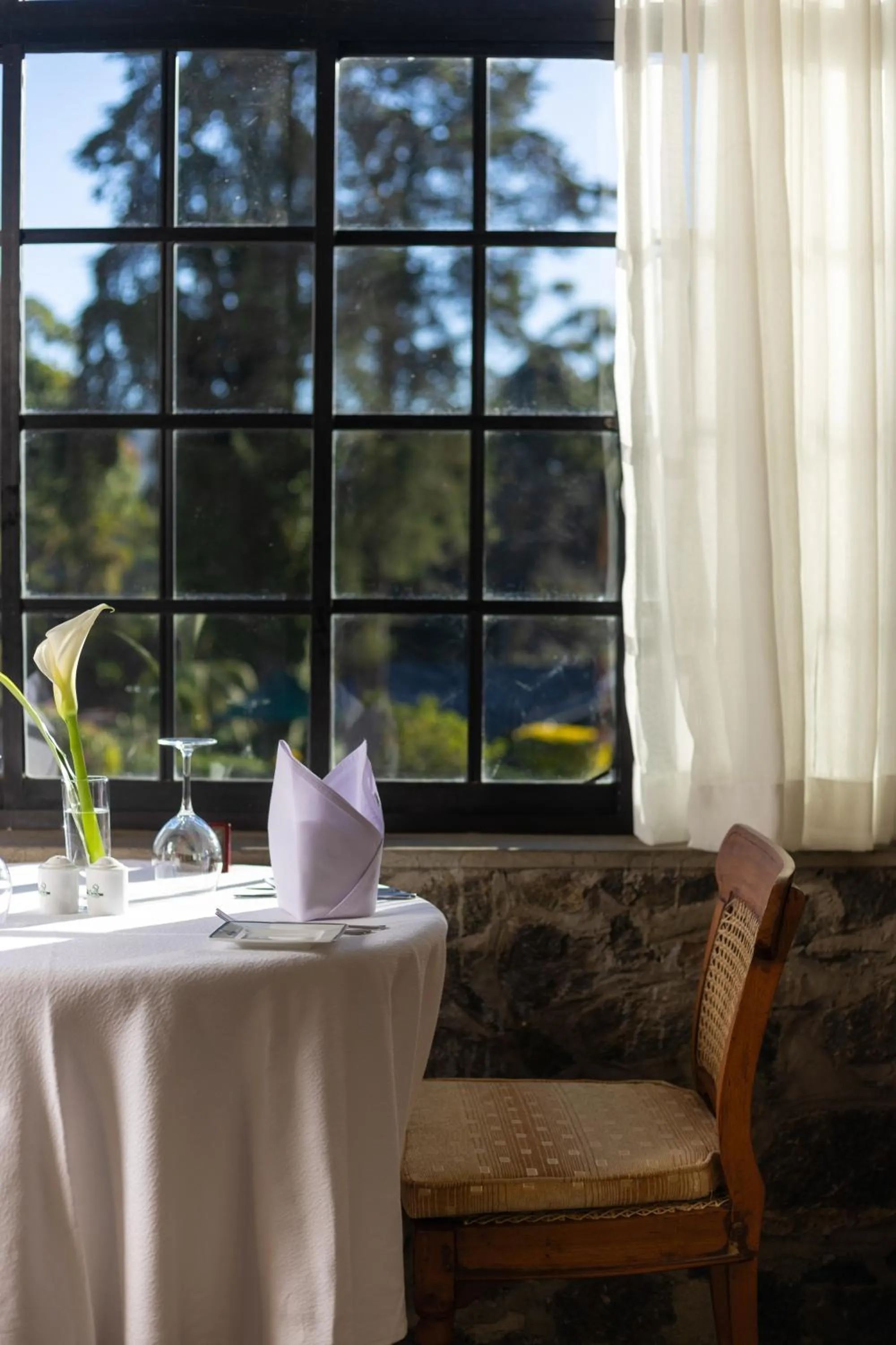 Dining area in The Hill Club