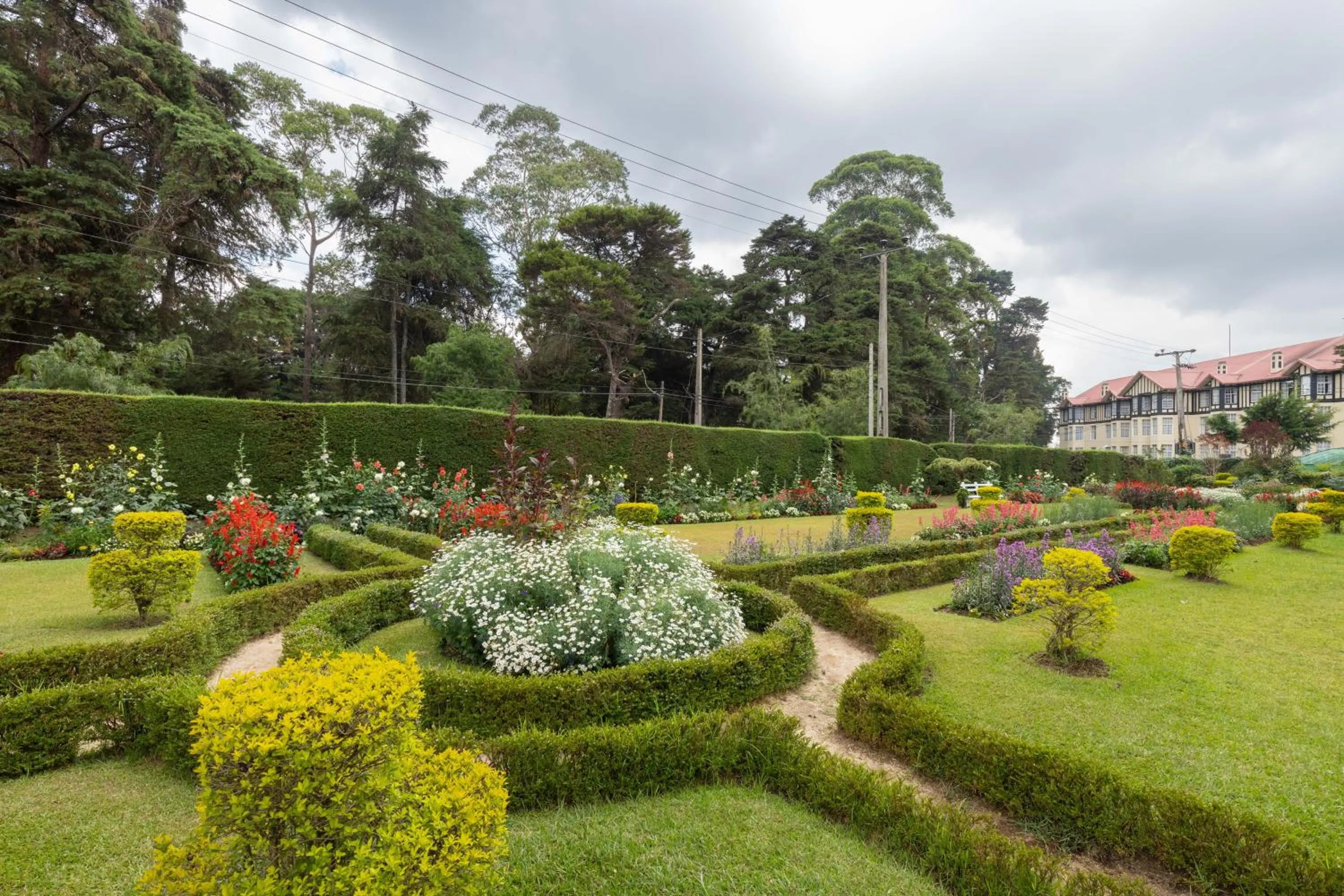 Garden in The Hill Club