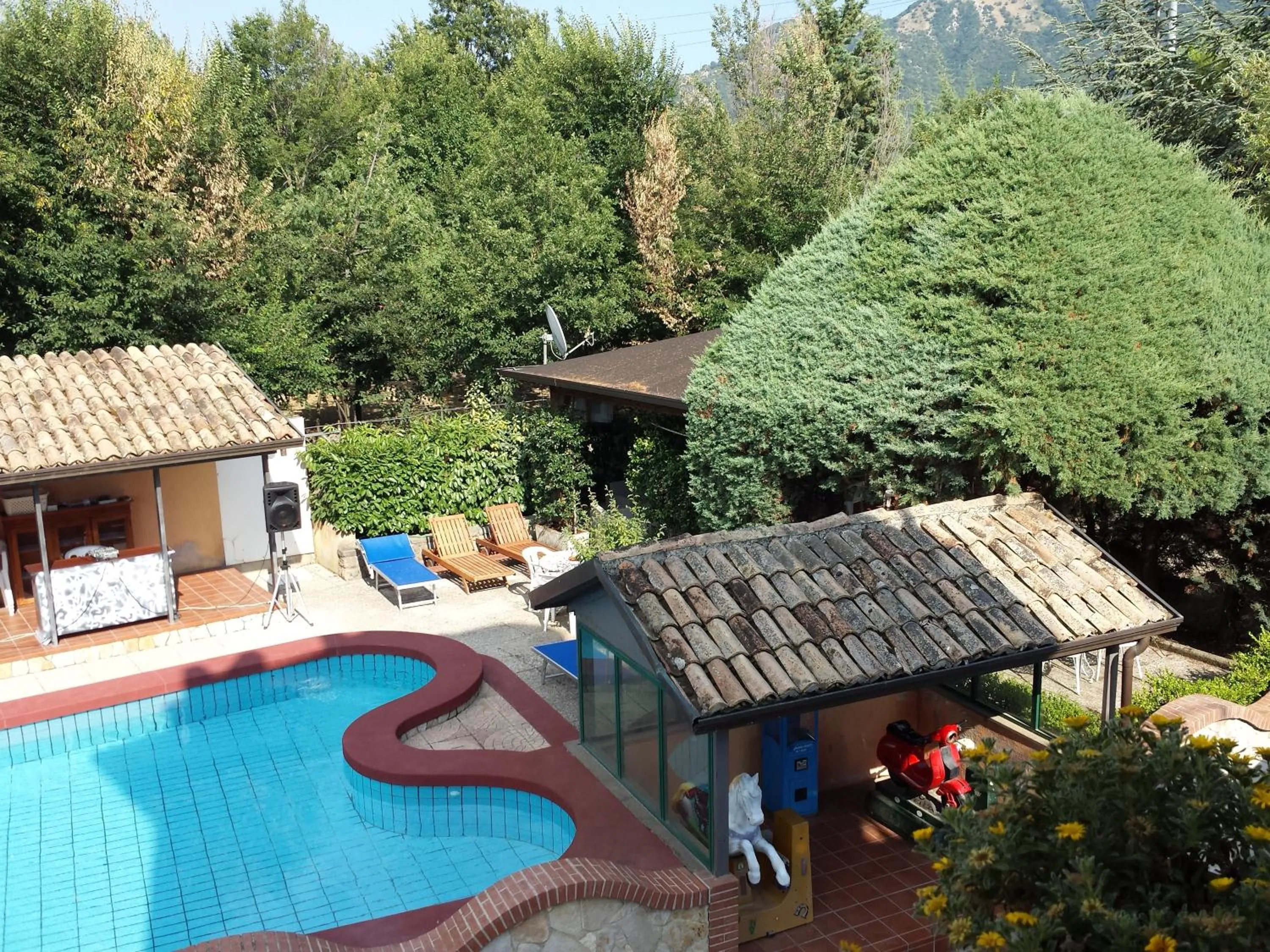 Pool view in Parco Sogni d'Oro