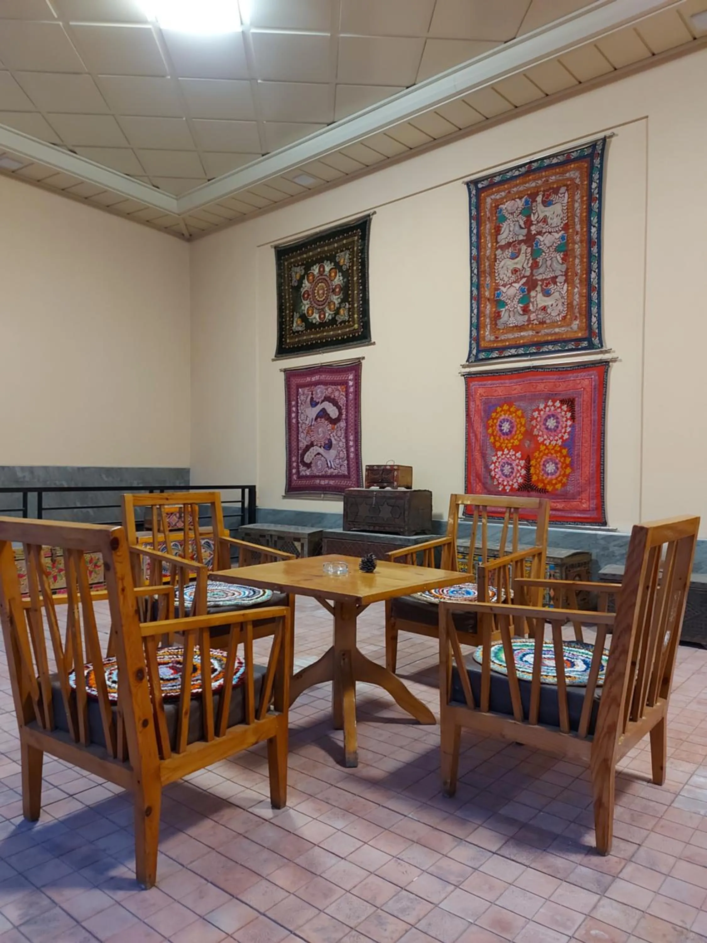 Inner courtyard view in MUSAVVIR