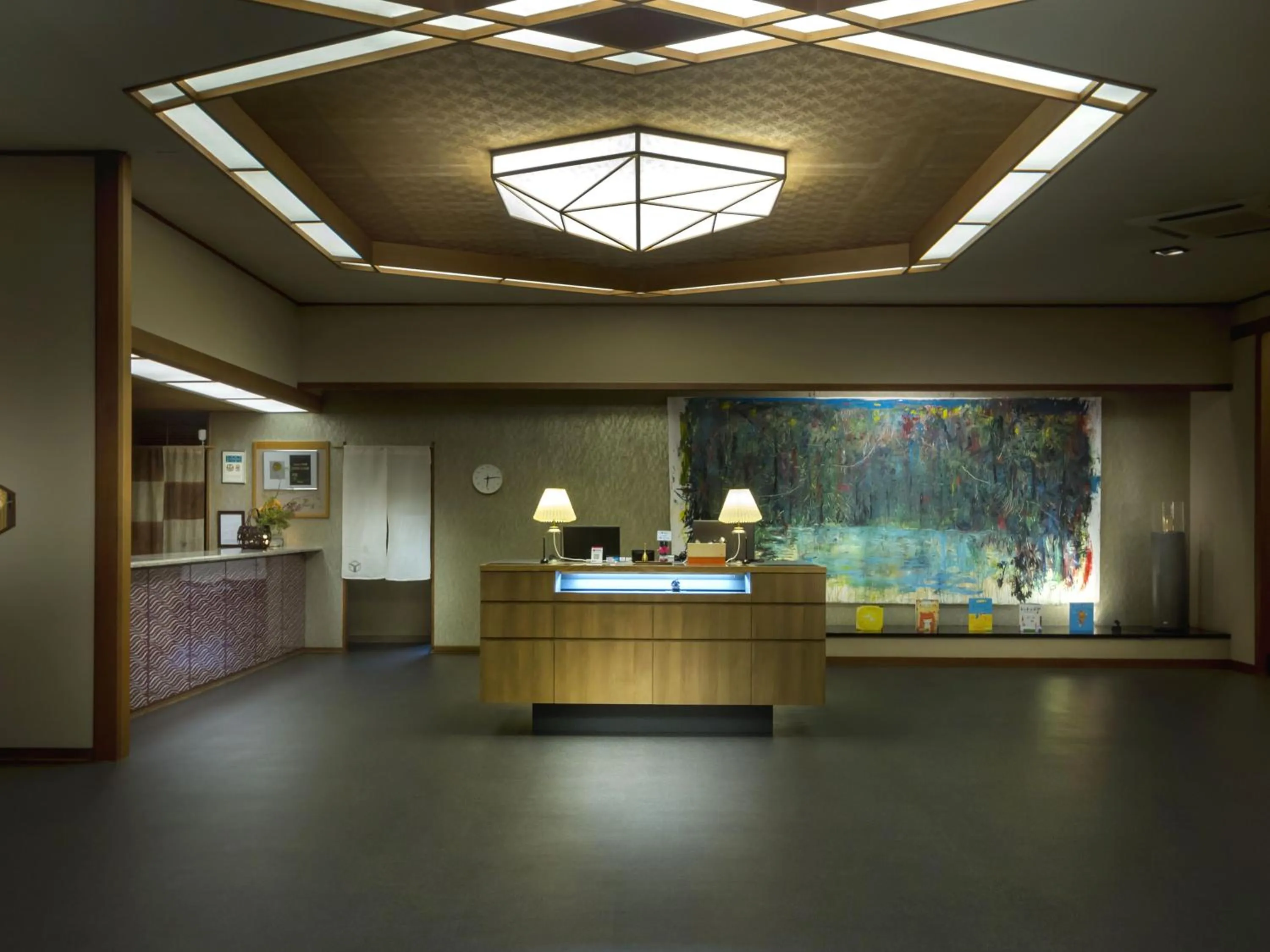 Lobby or reception in Hotel Yagi