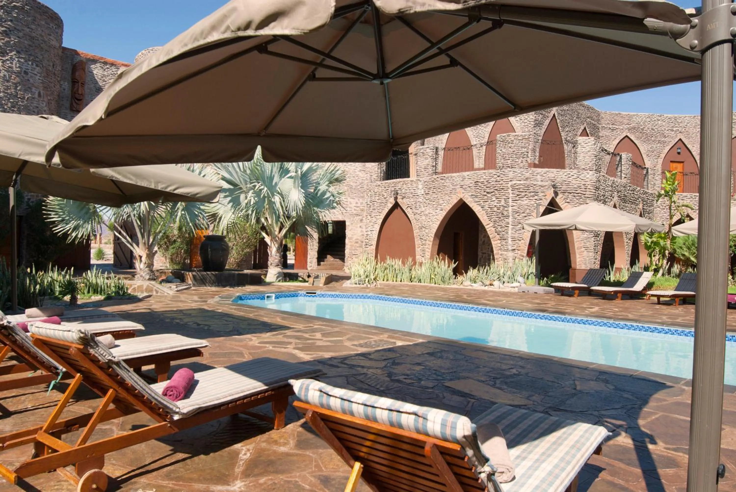 Pool view in Le Mirage Resort & Spa