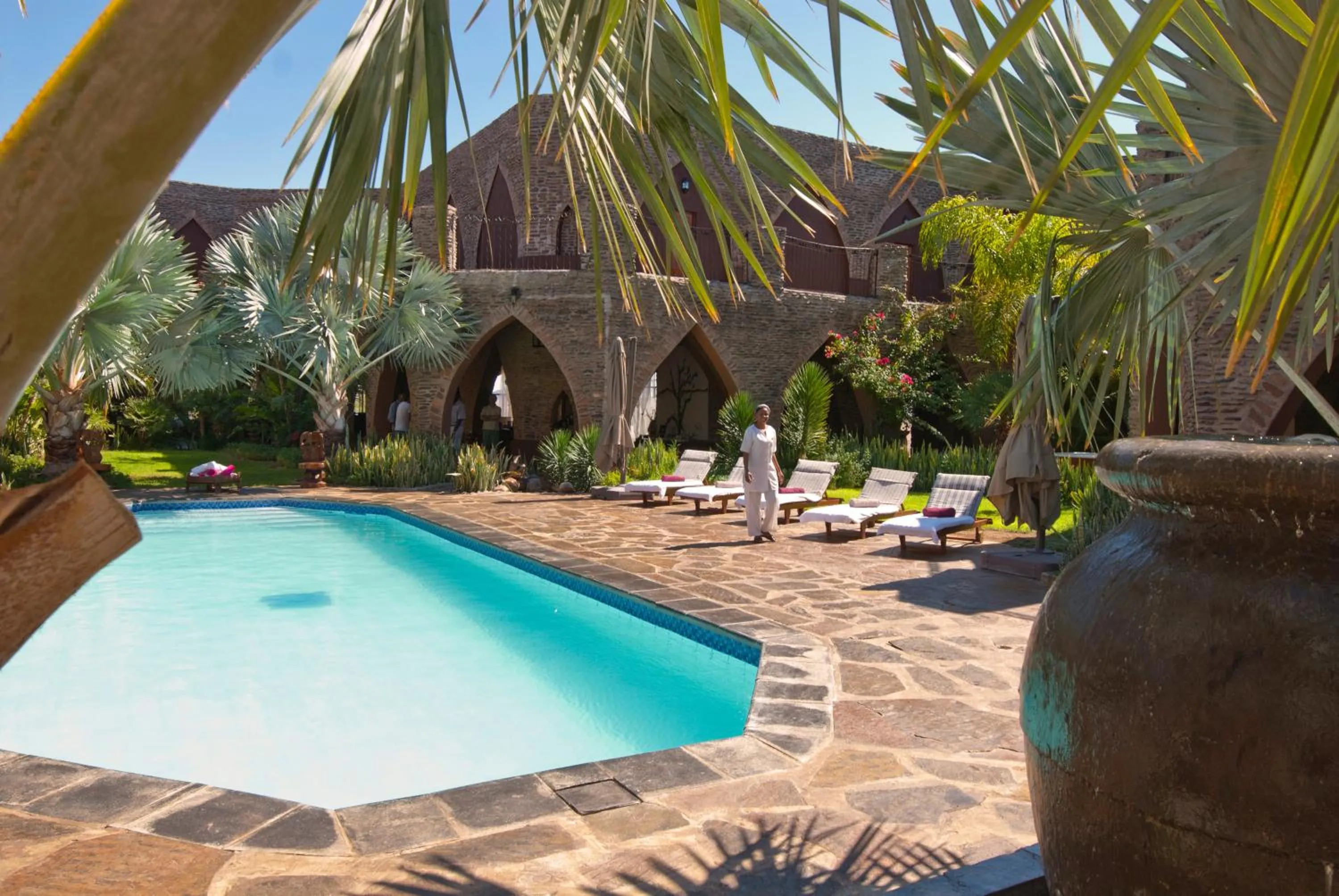 Swimming pool in Le Mirage Resort & Spa