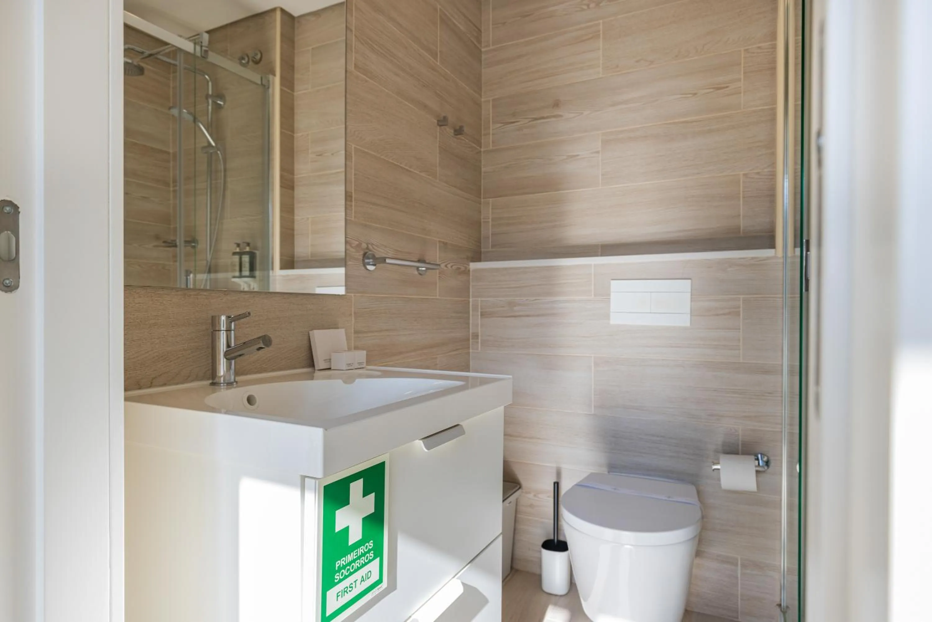 Bathroom in Garcia 28 by LovelyStay