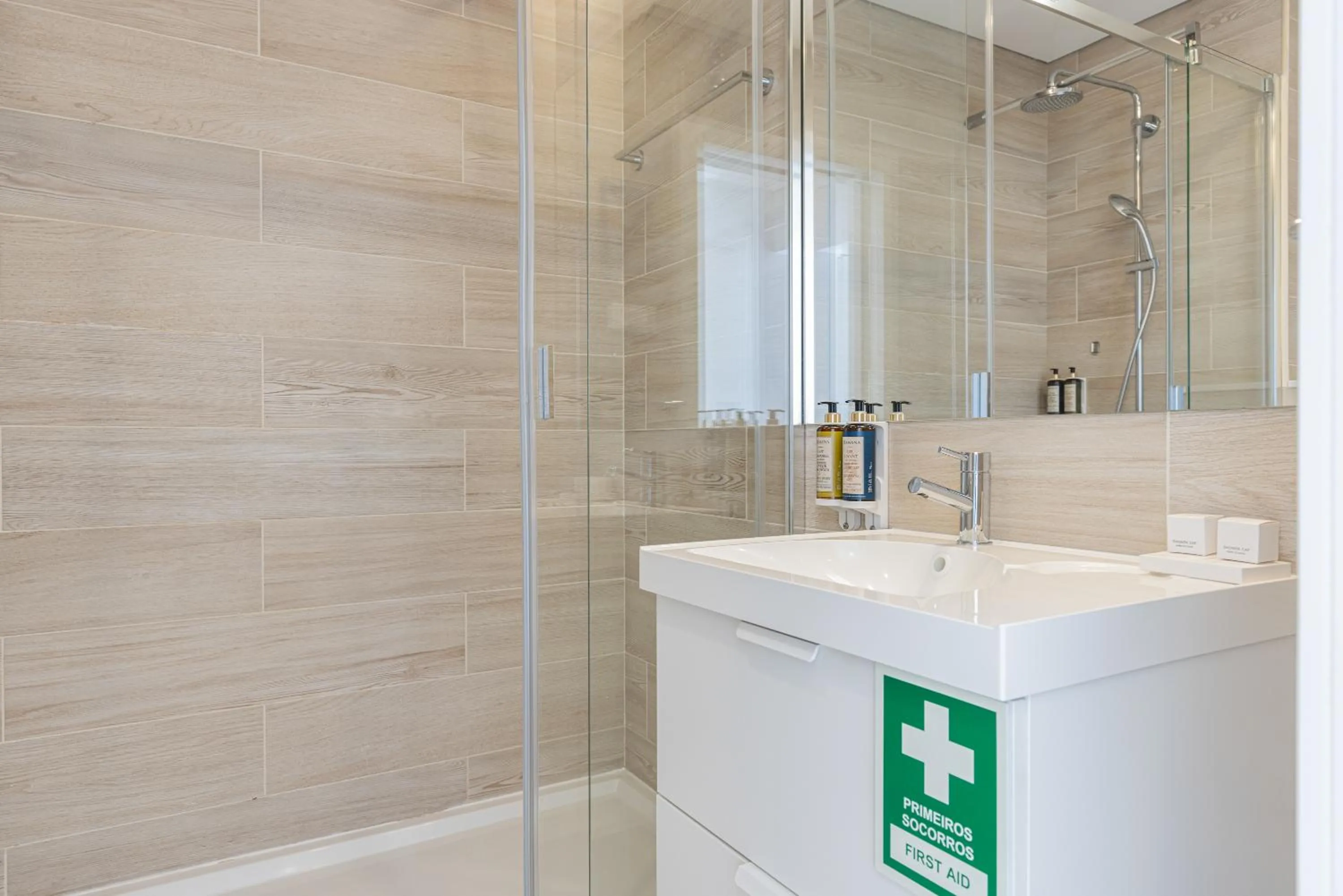 Bathroom in Garcia 28 by LovelyStay