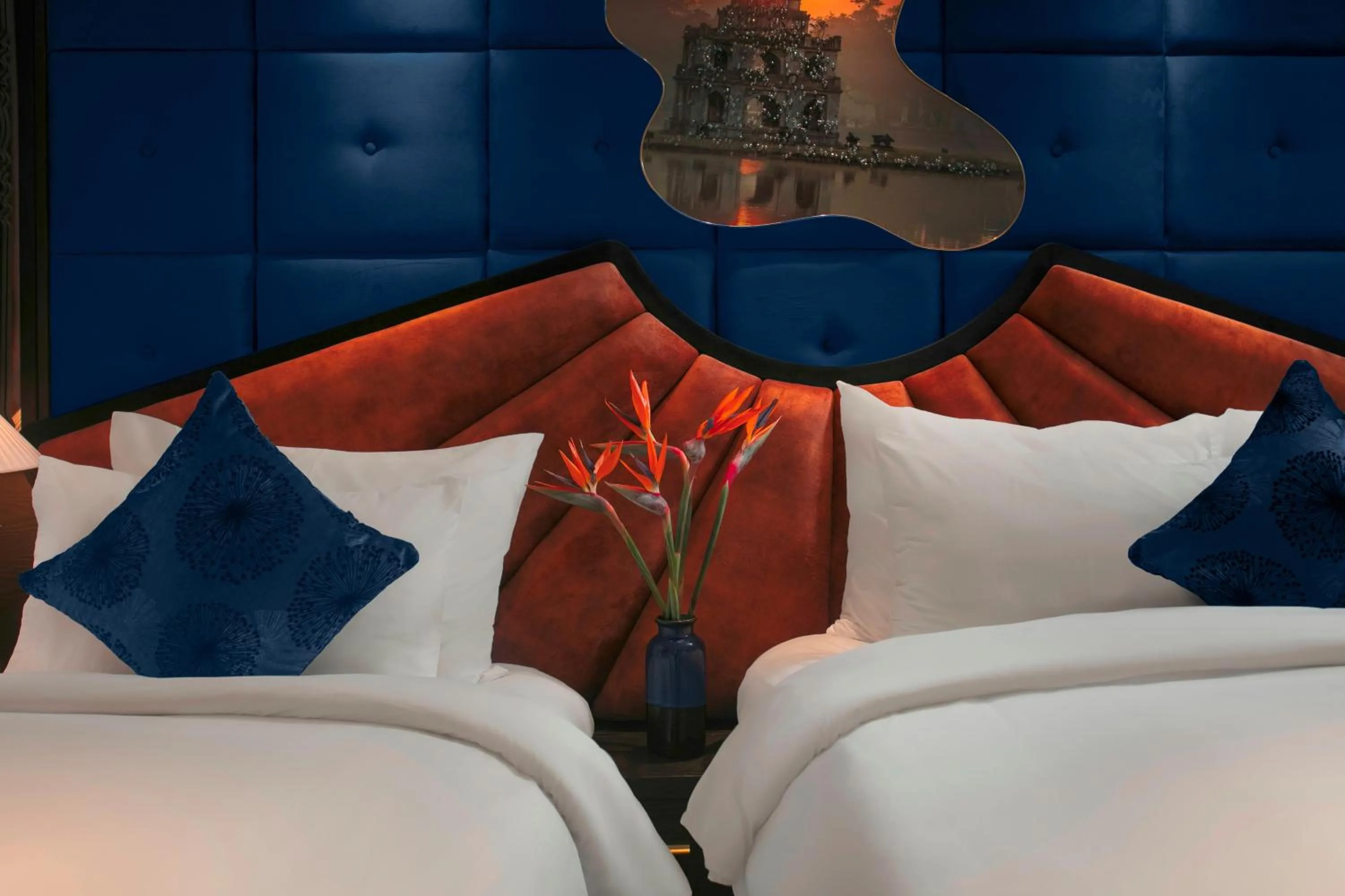 Bed in Hanoi Center Silk Classic Hotel & Travel