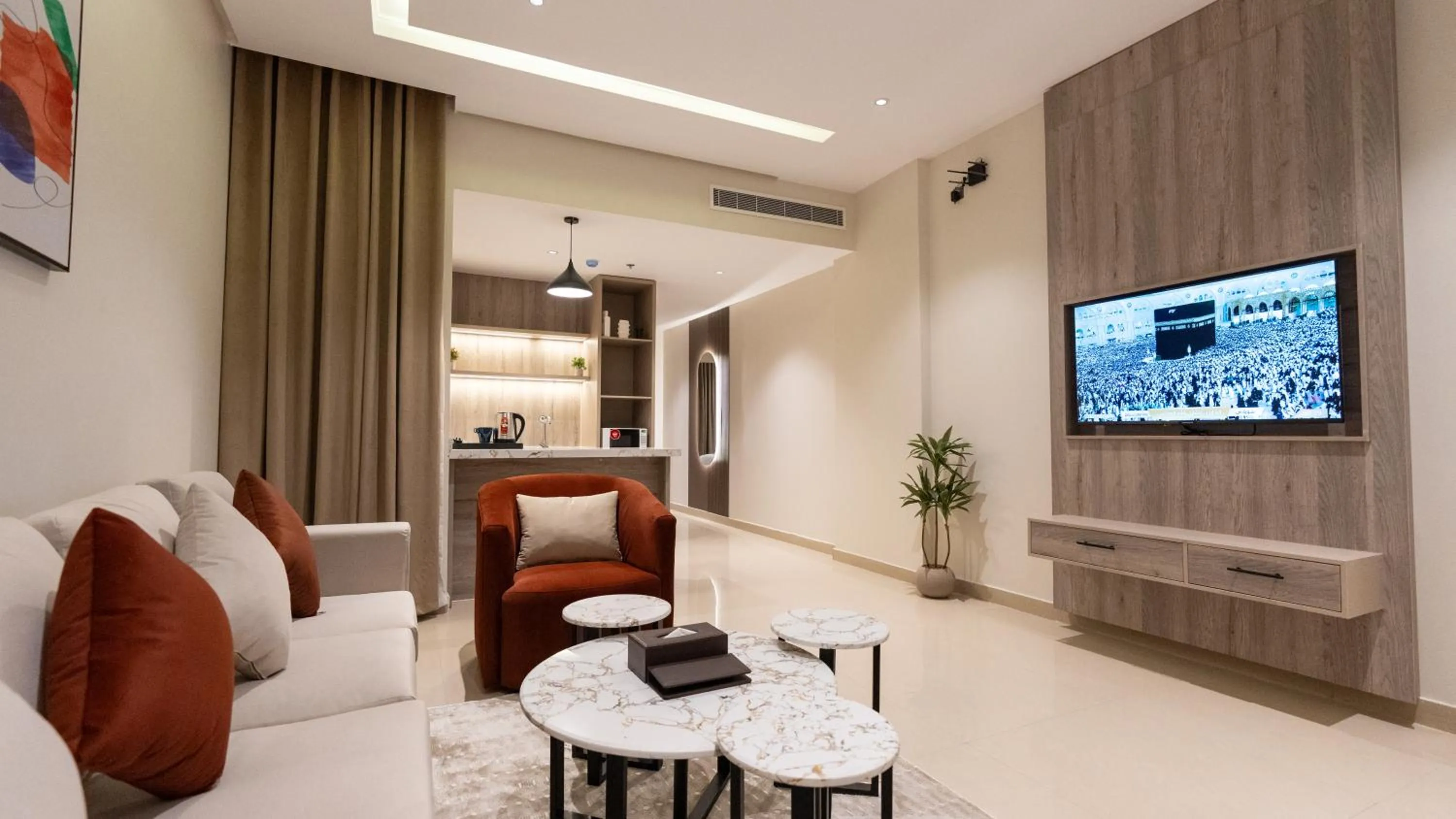 Bed in Brzeen Hotel Riyadh