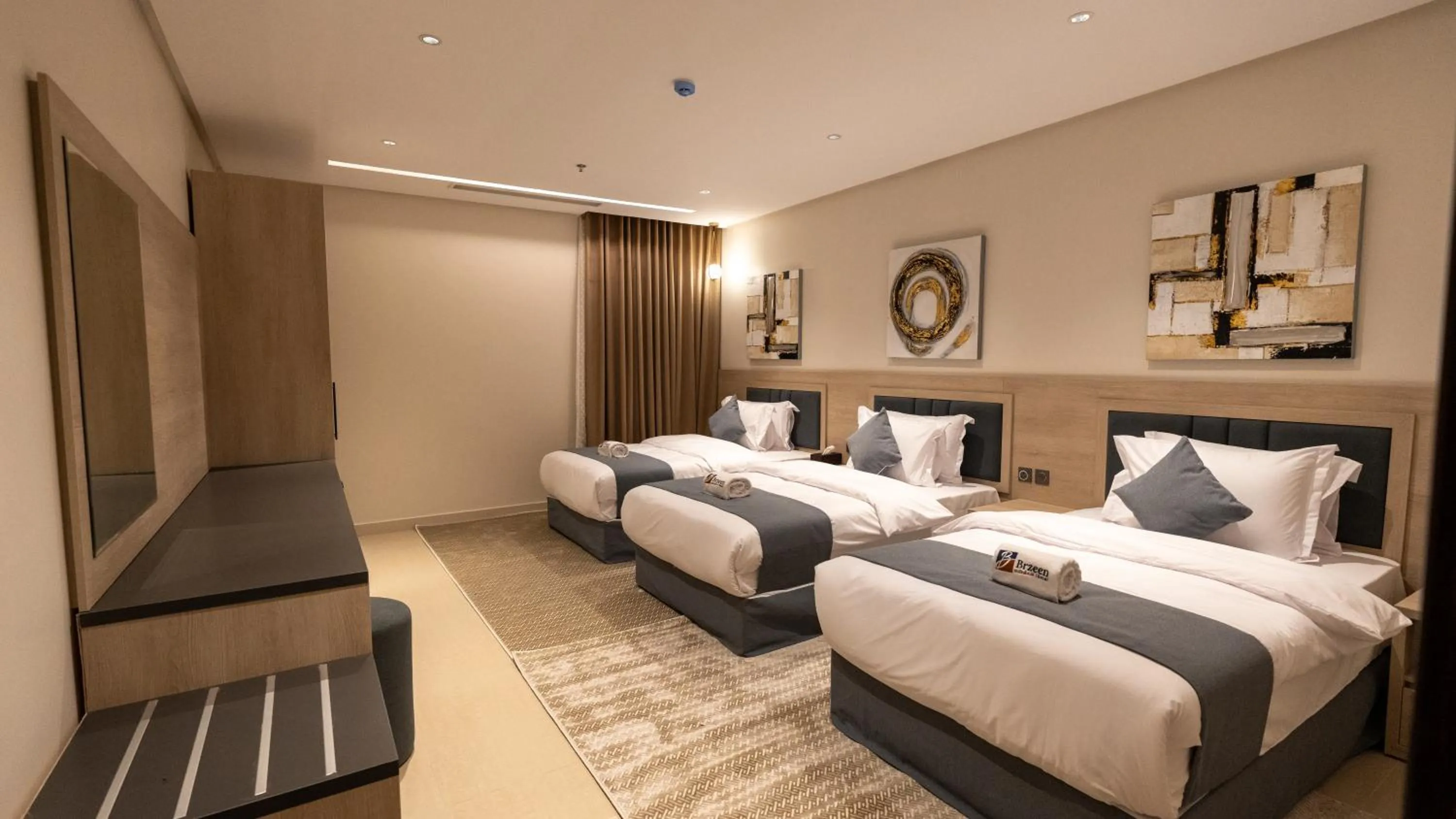 Bed in Brzeen Hotel Riyadh