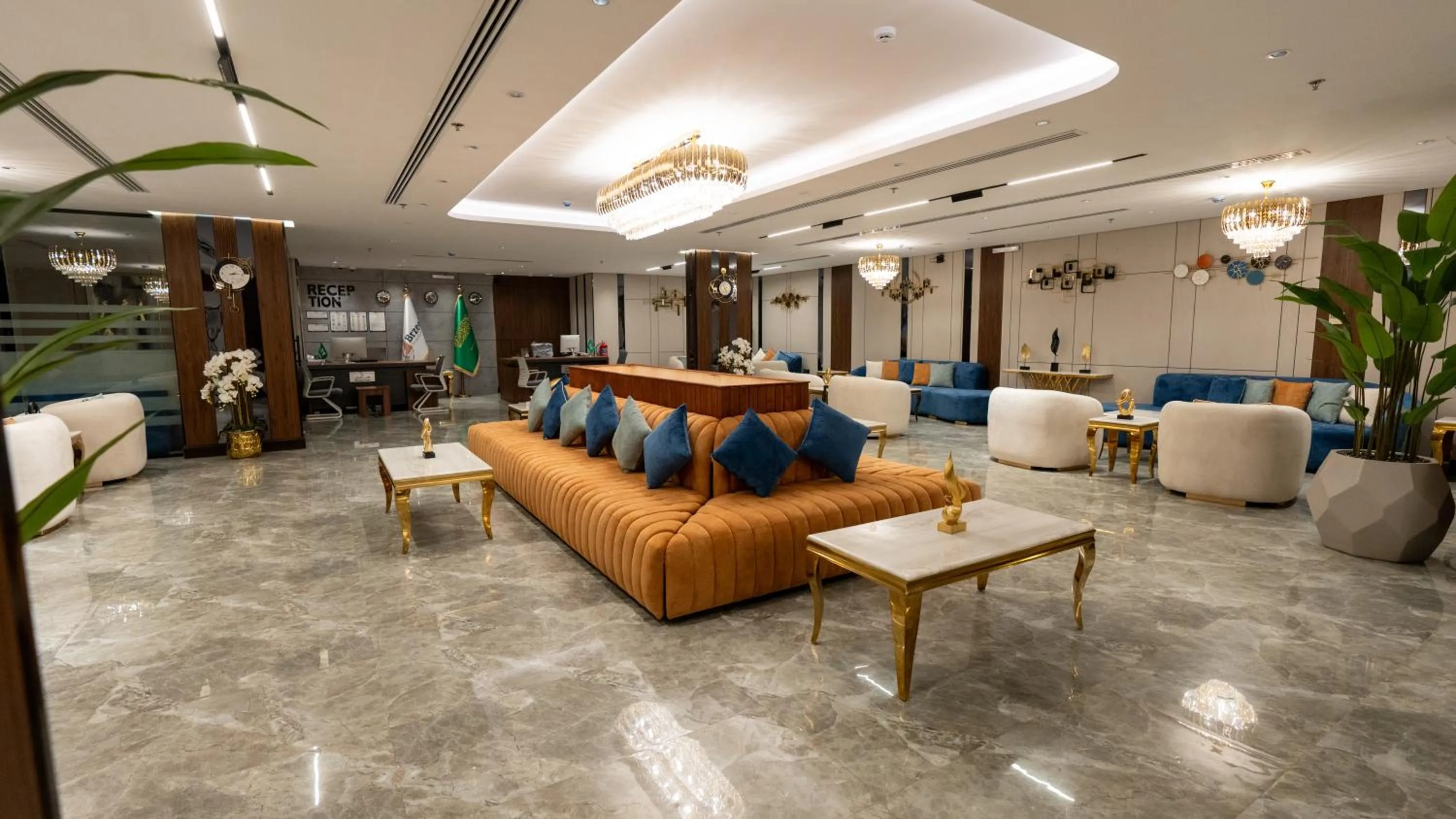 Seating area in Brzeen Hotel Riyadh