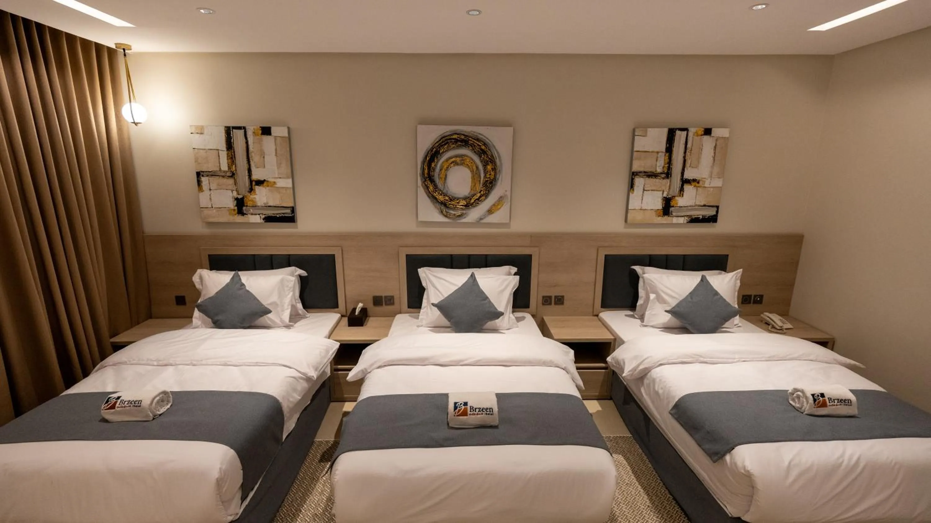 Bed in Brzeen Hotel Riyadh