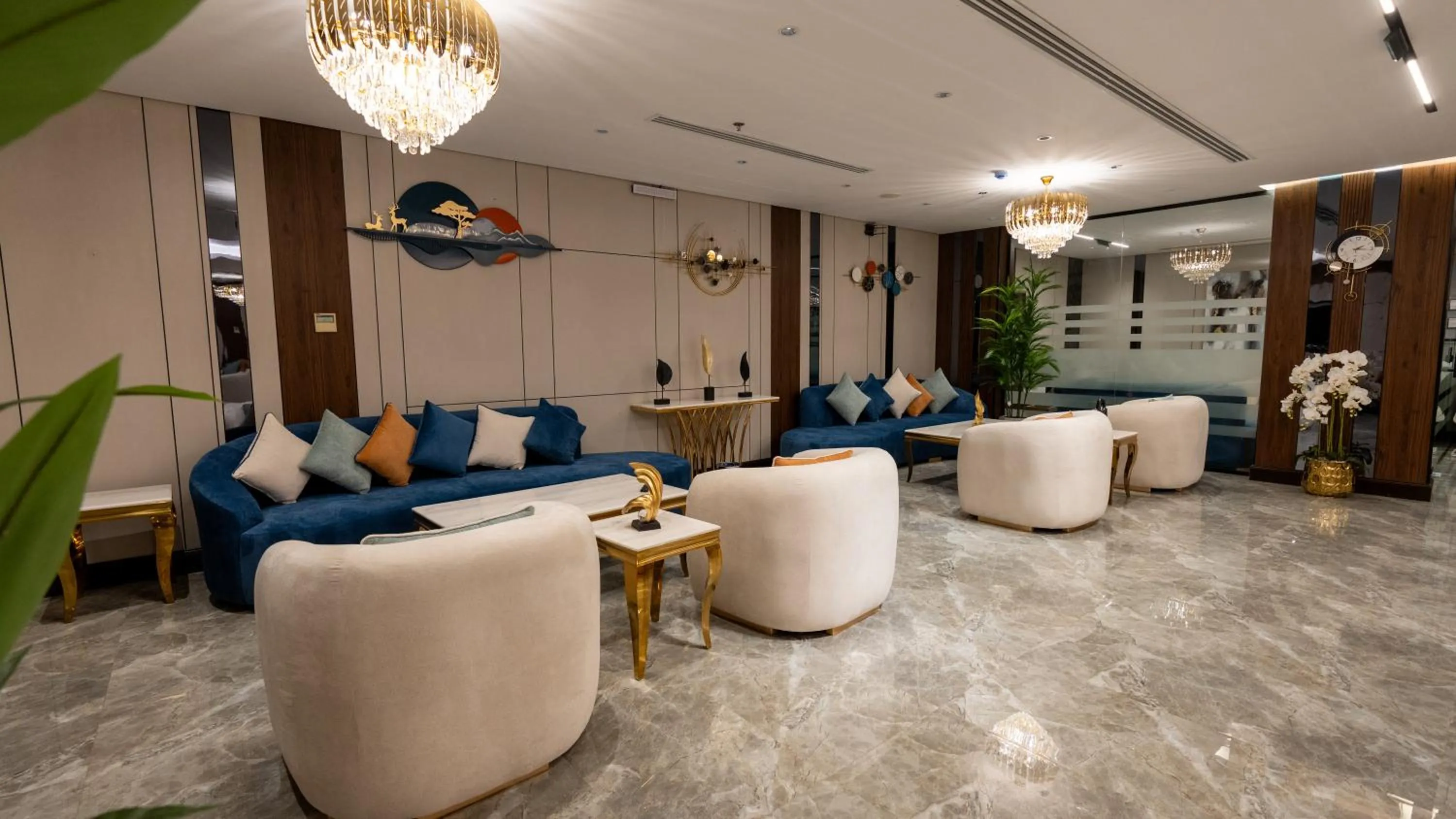 Seating area in Brzeen Hotel Riyadh