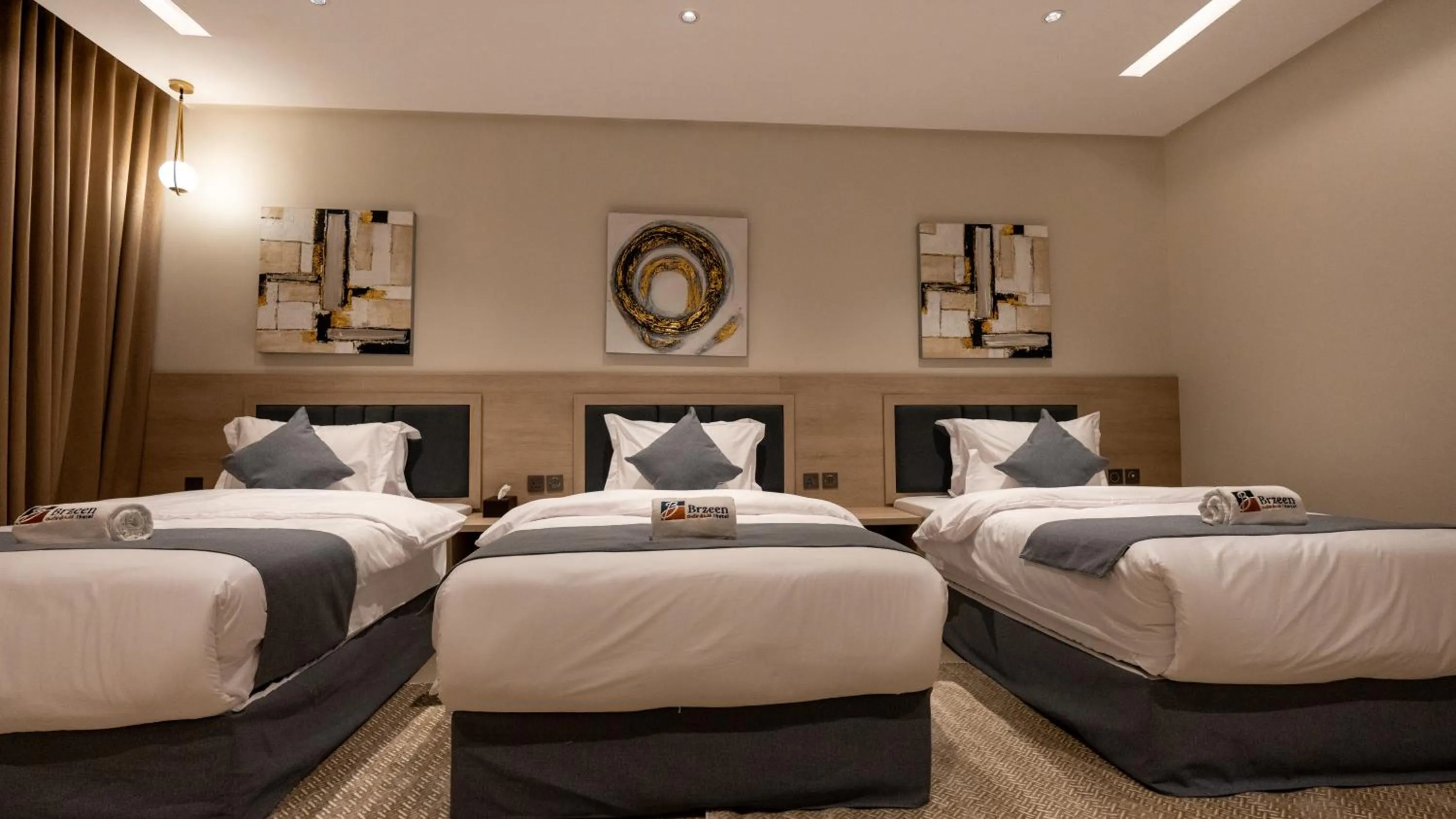 Bed in Brzeen Hotel Riyadh