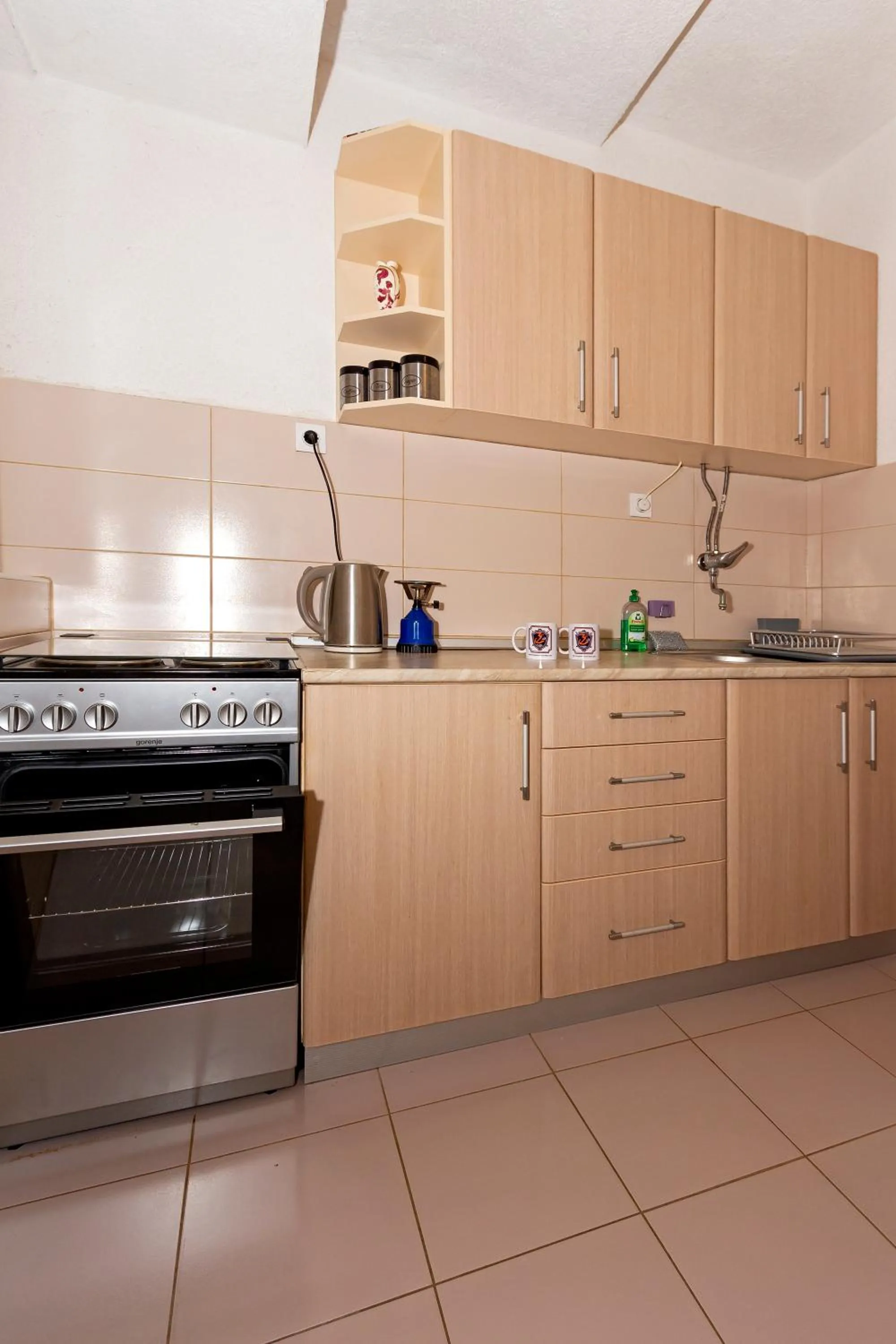 Kitchen or kitchenette in Bogdanoski Studios & Guest Rooms