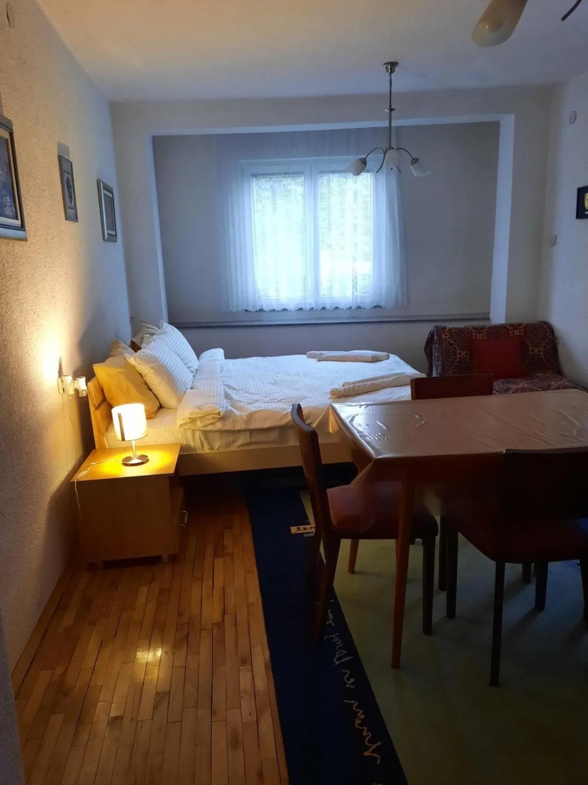 Bed in Bogdanoski Studios & Guest Rooms