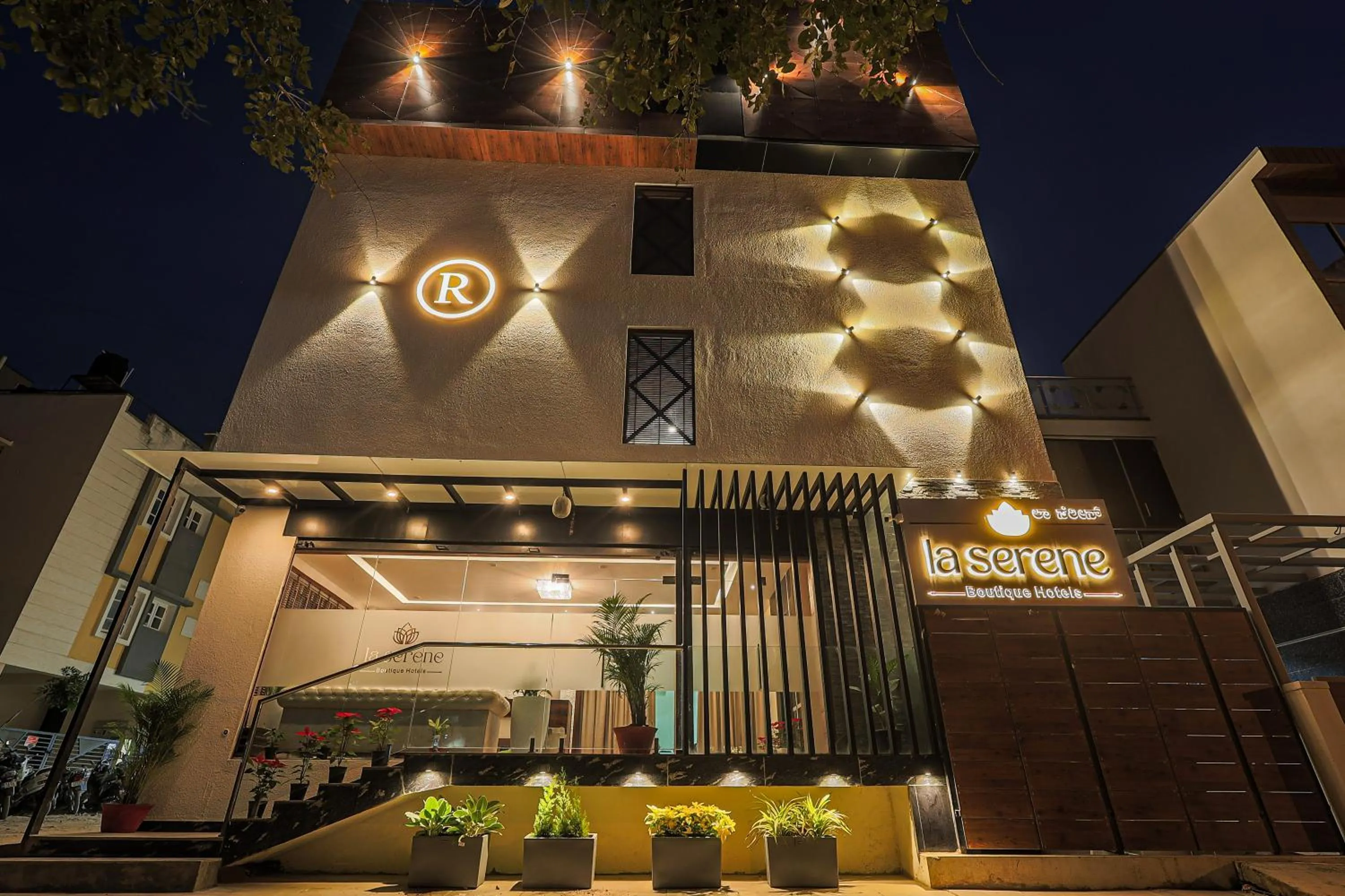 Property building in La Serene Boutique Hotel - Manyata Tech Park