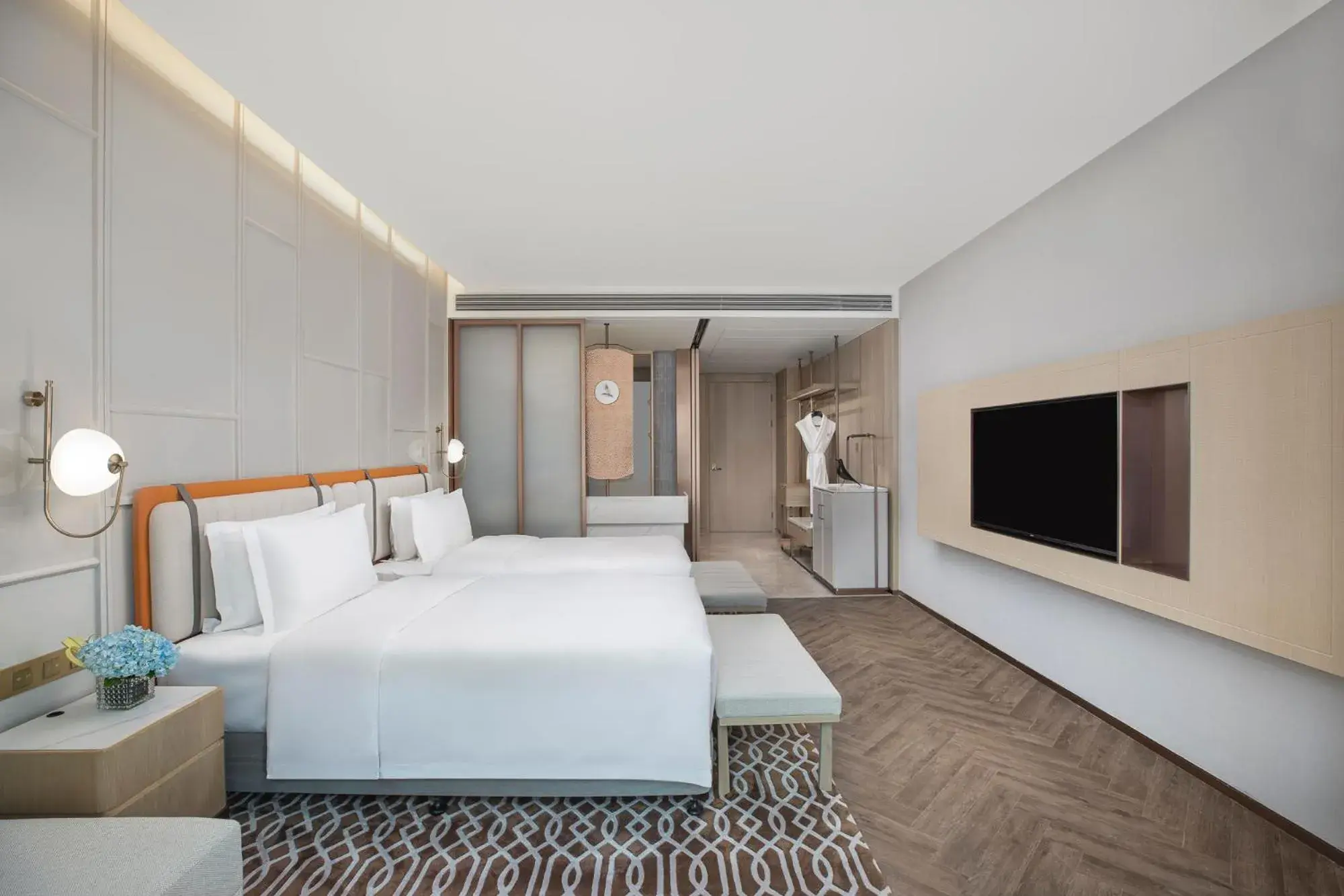 Standard Twin Room in Voco Chongqing Chaotianmen Standard Twin Room in Voco Chongqing Chaotianmen