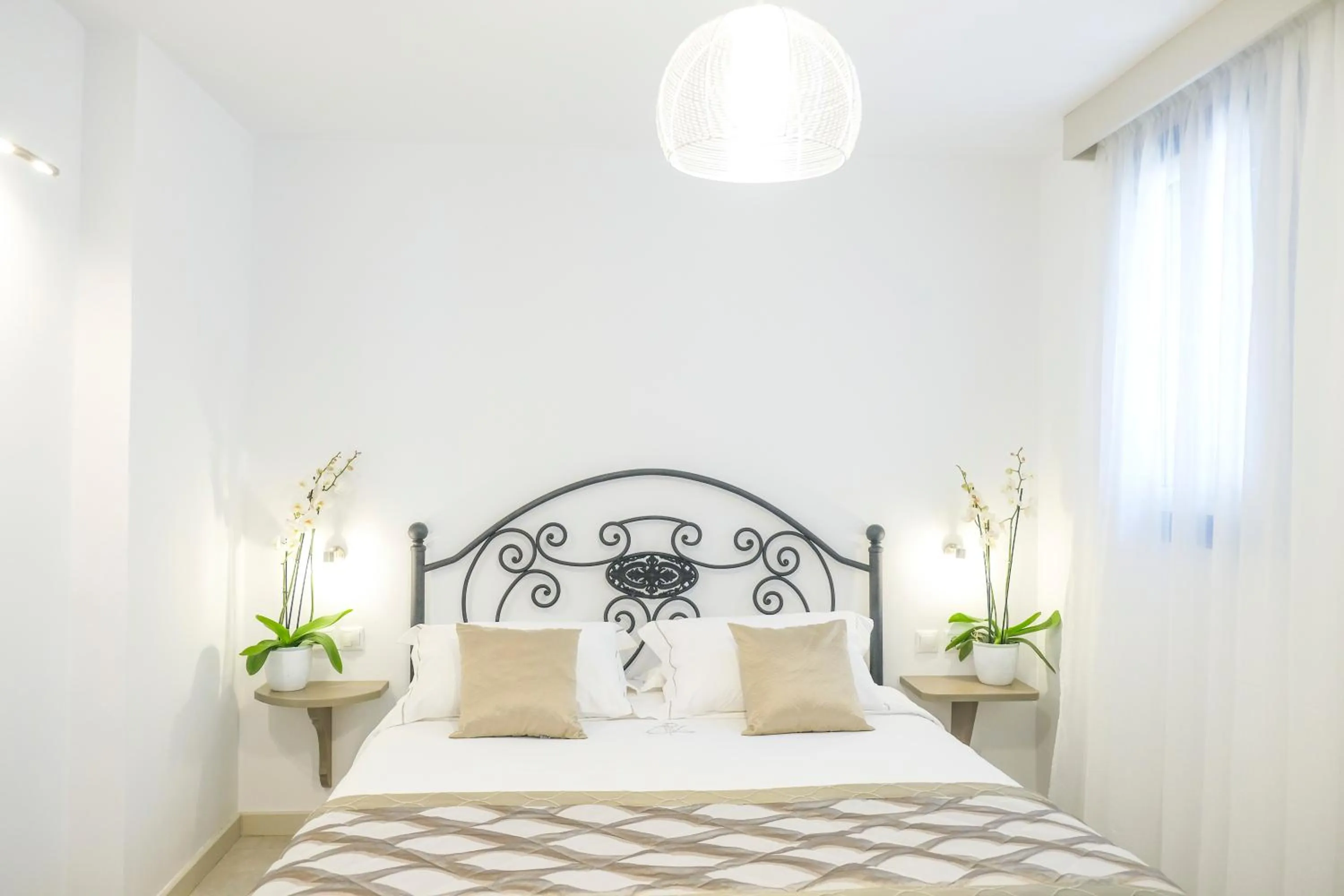 Bedroom, Bed in Acrotel Athena Villa