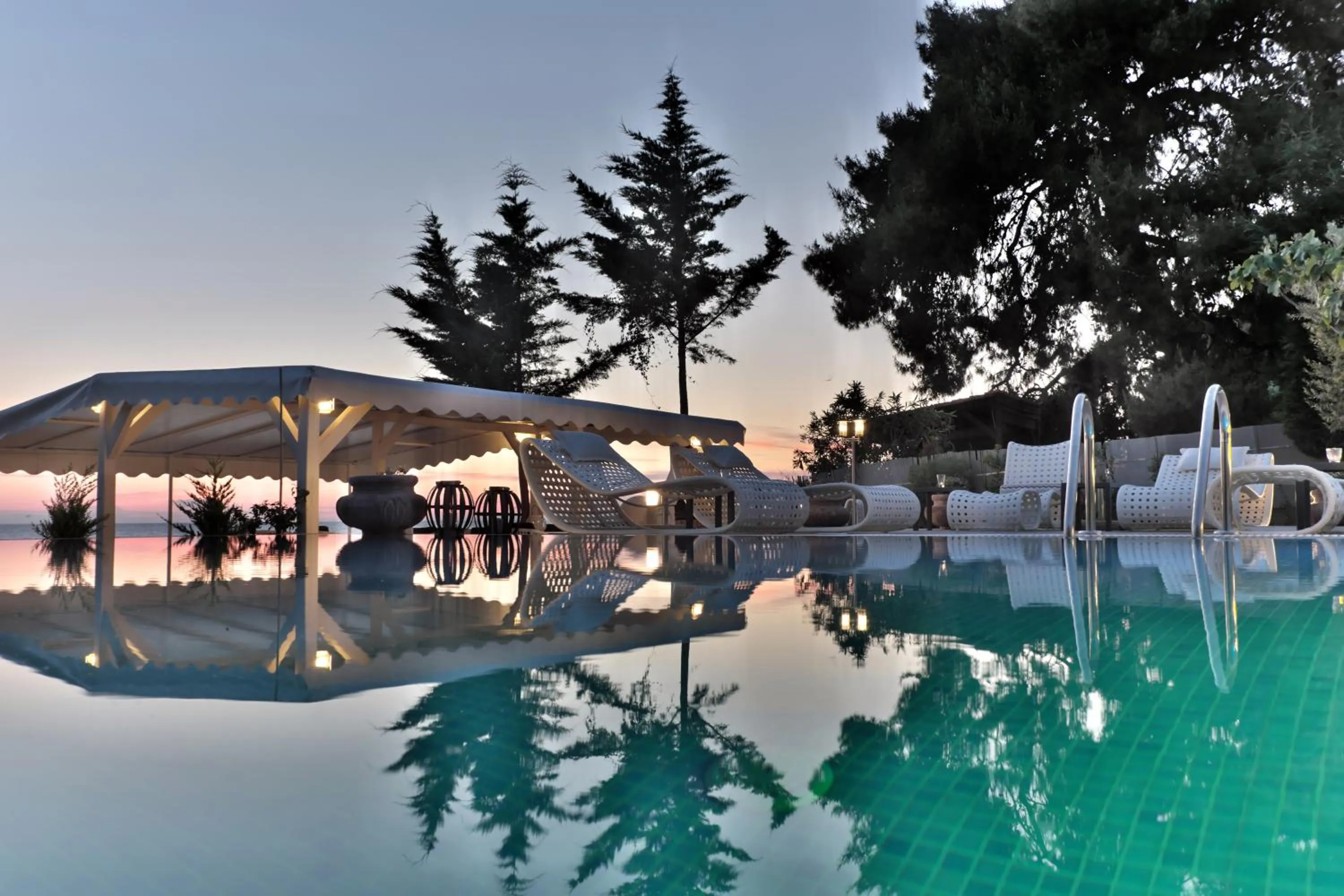 Swimming pool in Acrotel Athena Villa