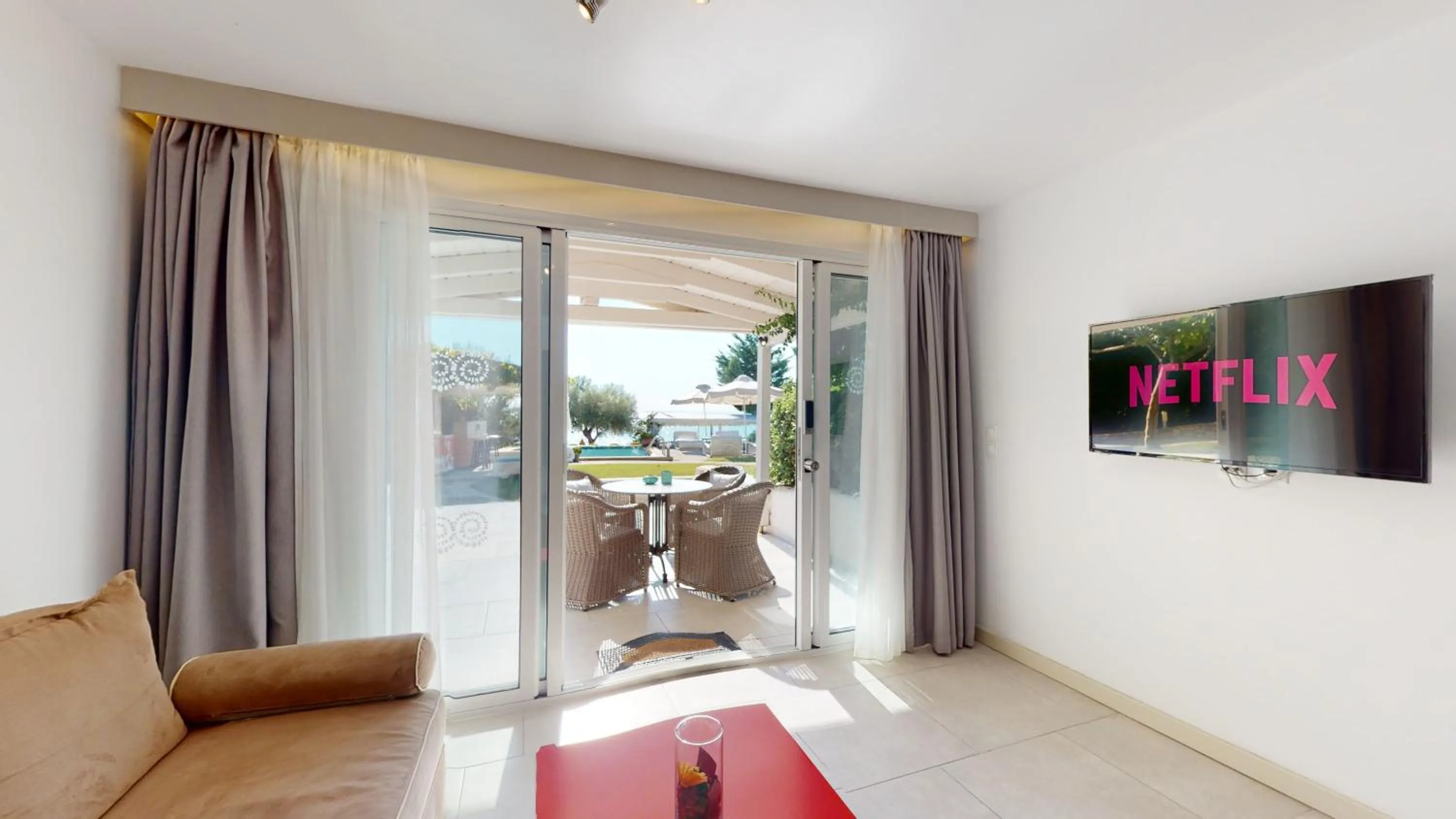 Patio in Acrotel Athena Villa