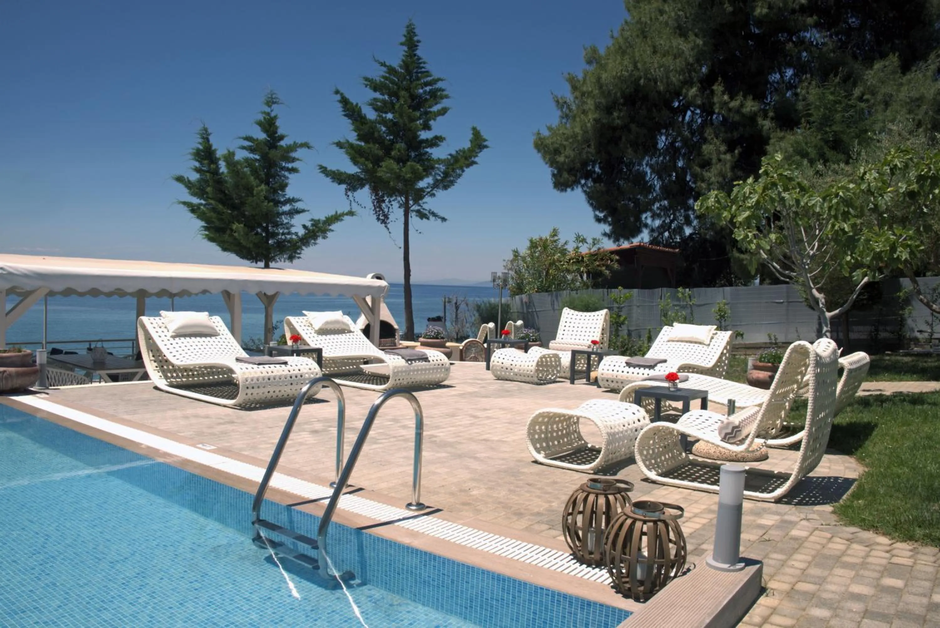 Swimming pool in Acrotel Athena Villa