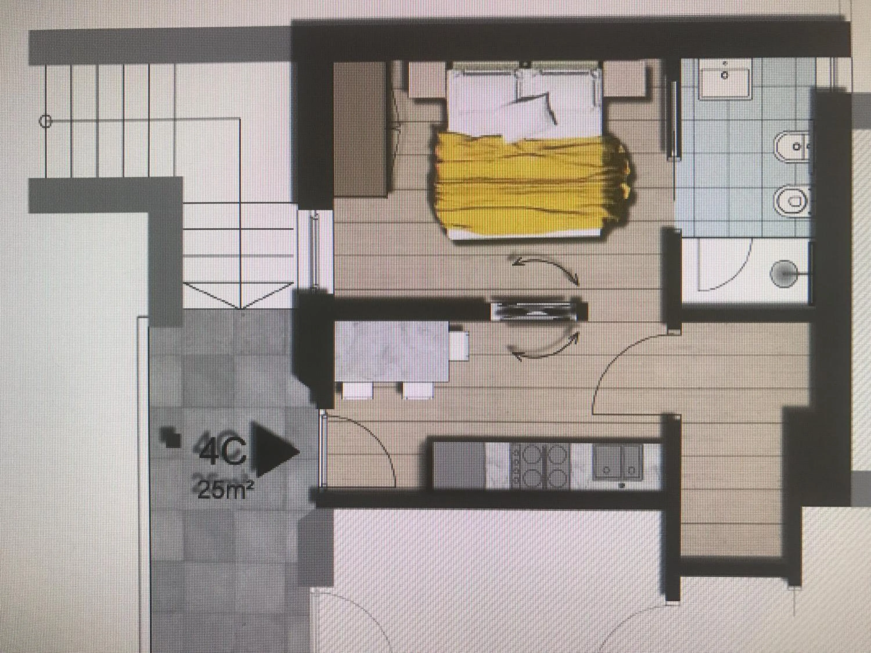 Floor plan in Residence Magdalena