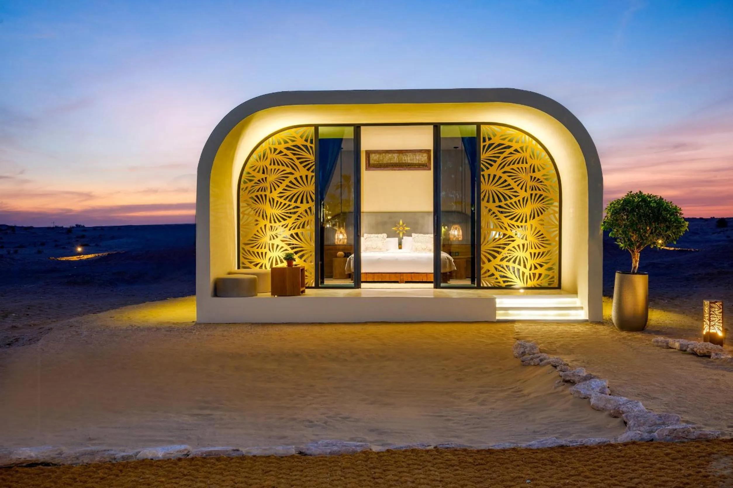 Natural landscape in Terra Solis Dubai