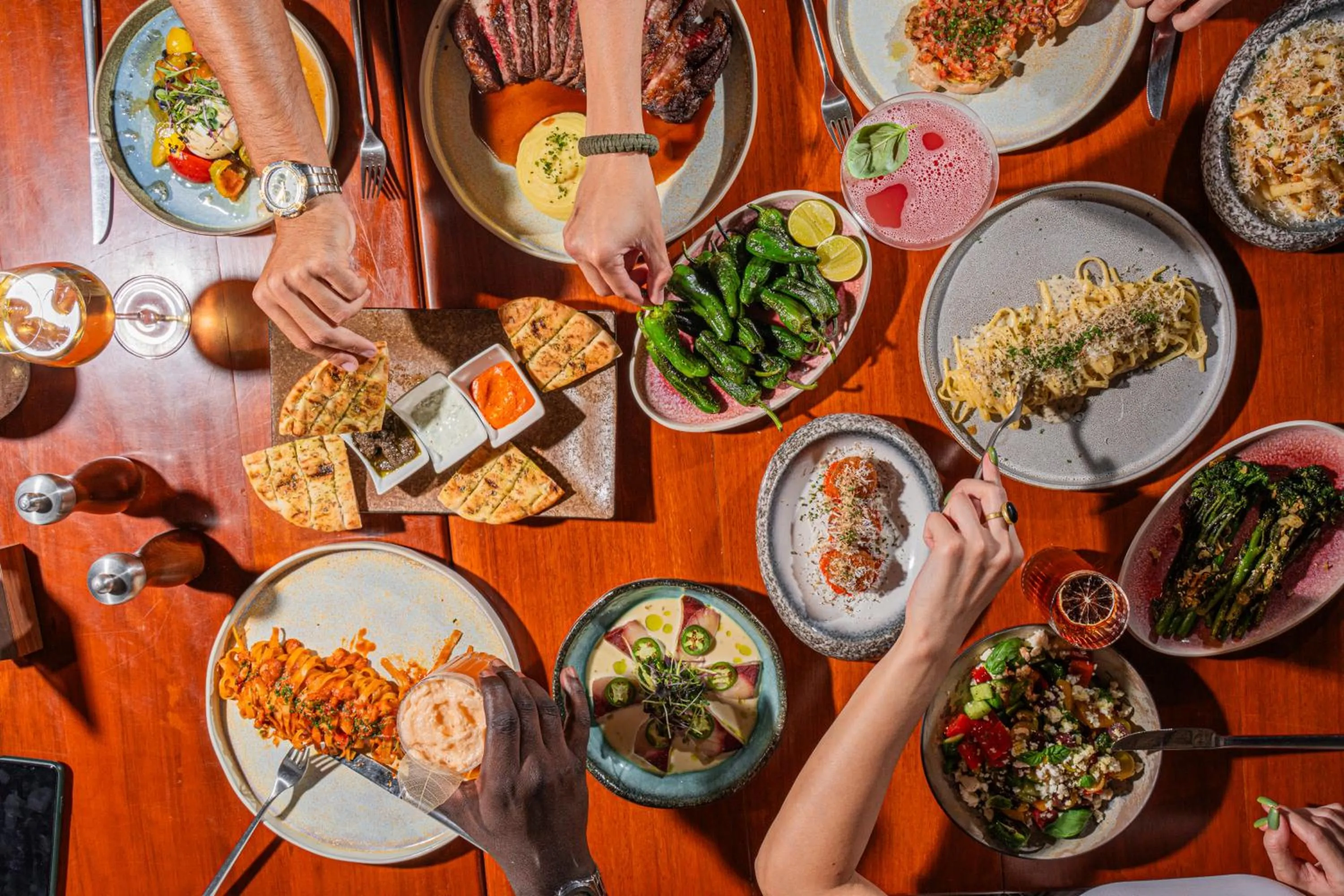 Food and drinks in Terra Solis Dubai