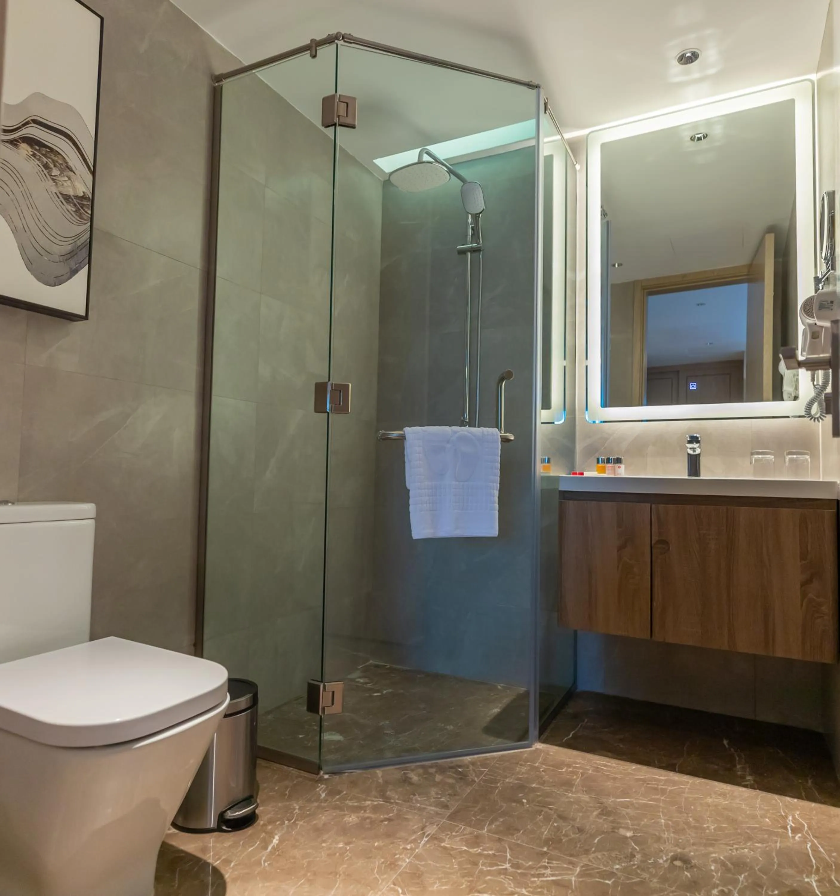 Bathroom in Aber City Center