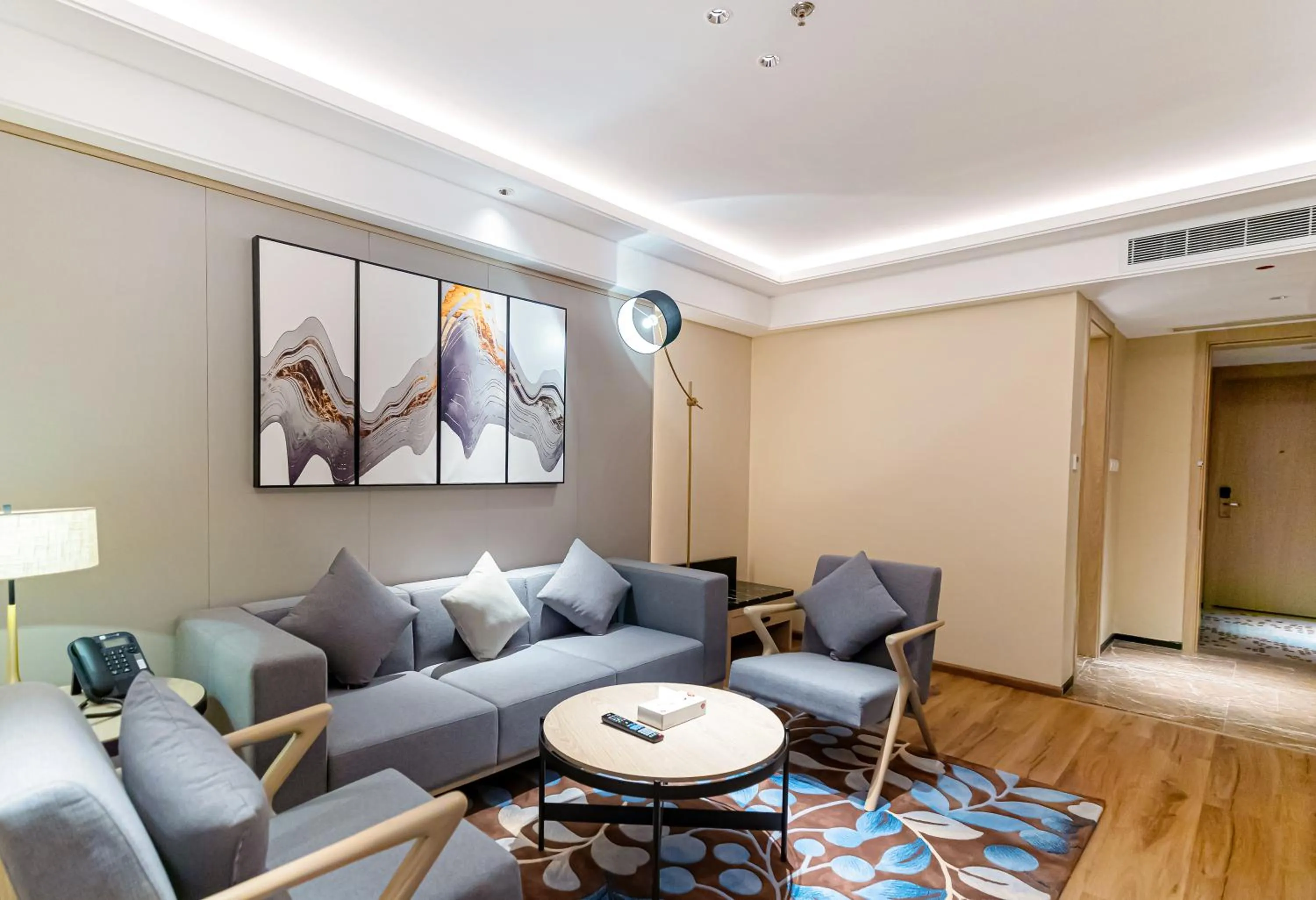 Seating area in Aber City Center