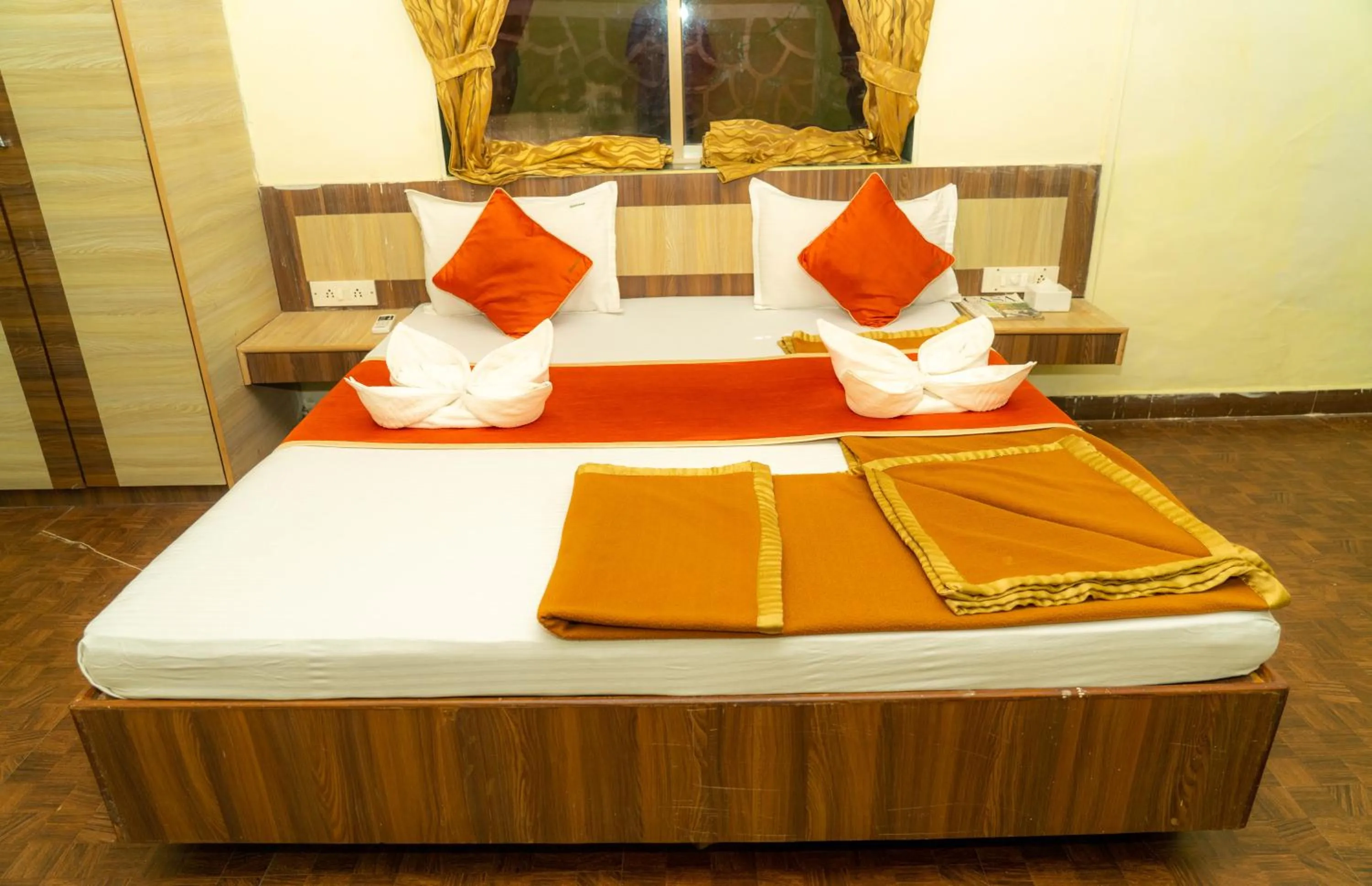 Bathroom, Bed in Wild Camp- The Nature Resort