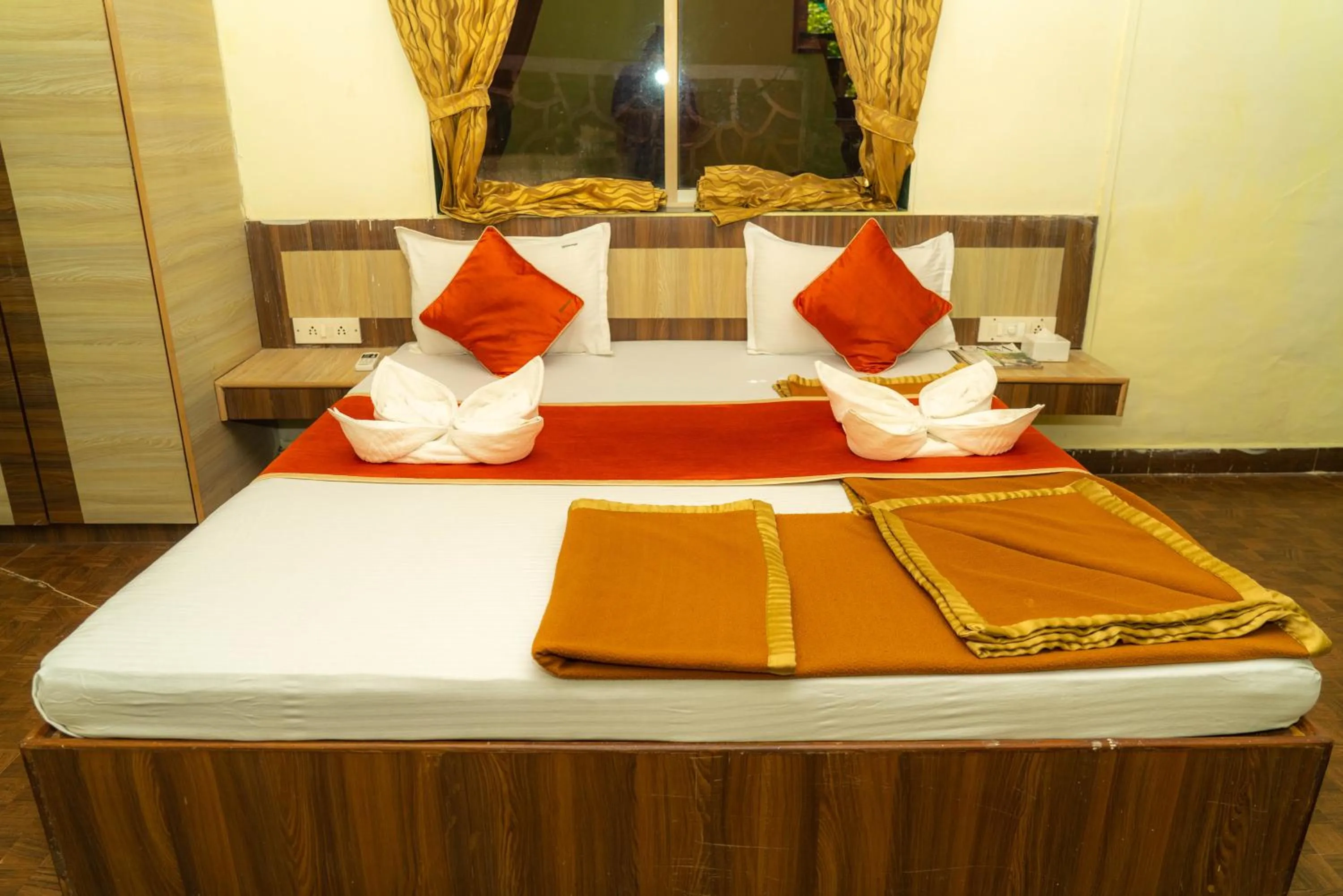 Bathroom, Bed in Wild Camp- The Nature Resort