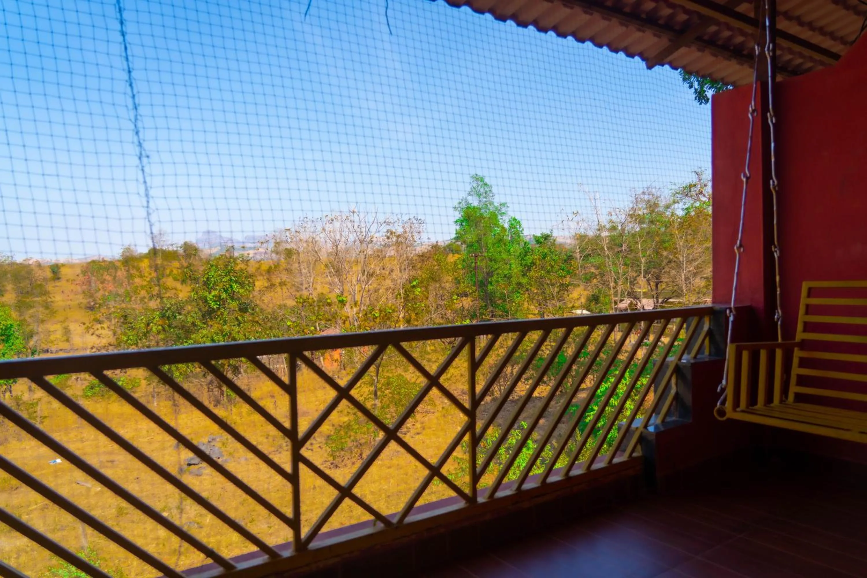 Balcony/Terrace in Wild Camp- The Nature Resort