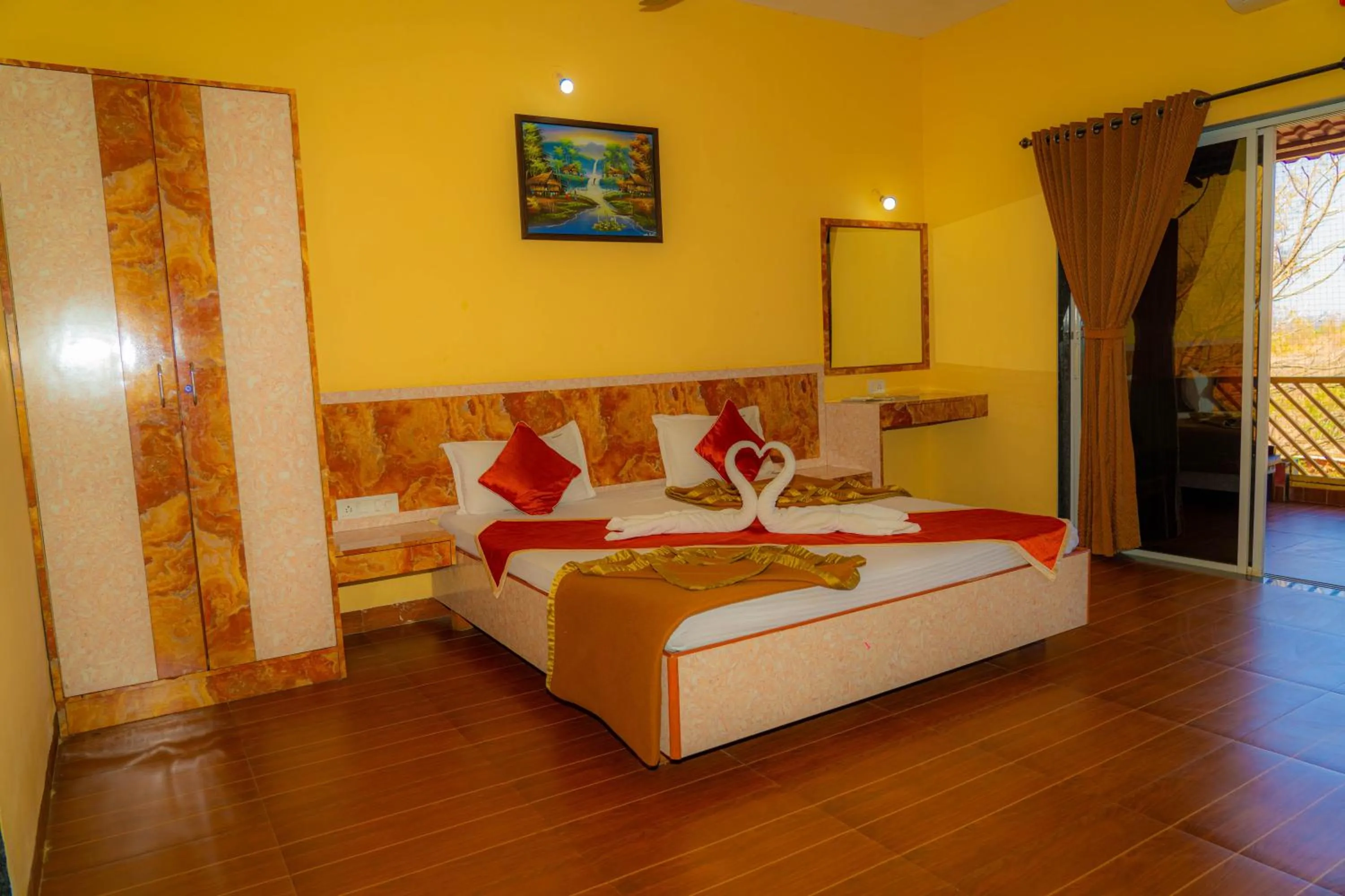 Bedroom, Bed in Wild Camp- The Nature Resort