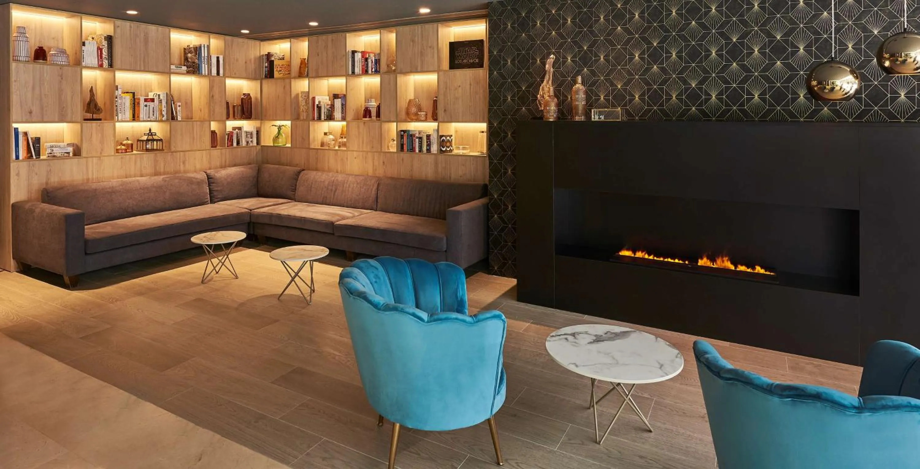 Lobby or reception in NH Sants Barcelona