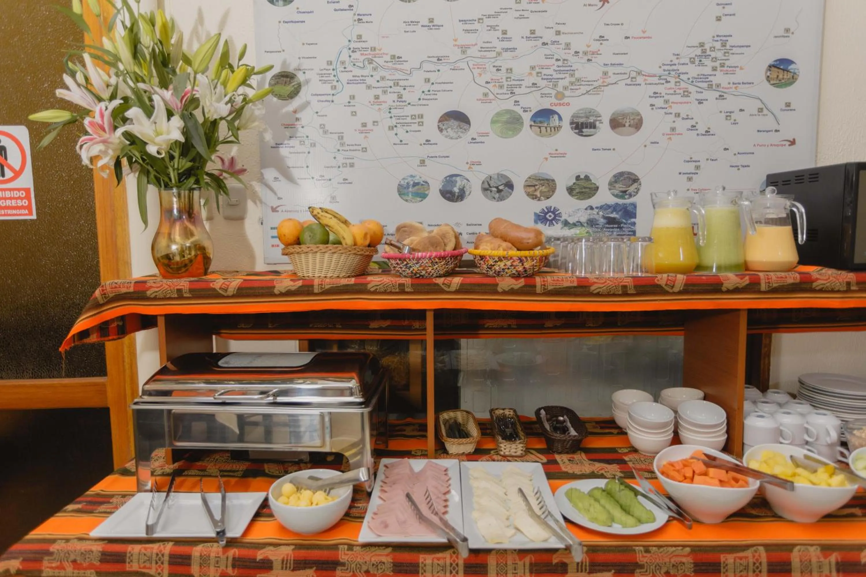 Buffet breakfast in Quechua ApartHotel