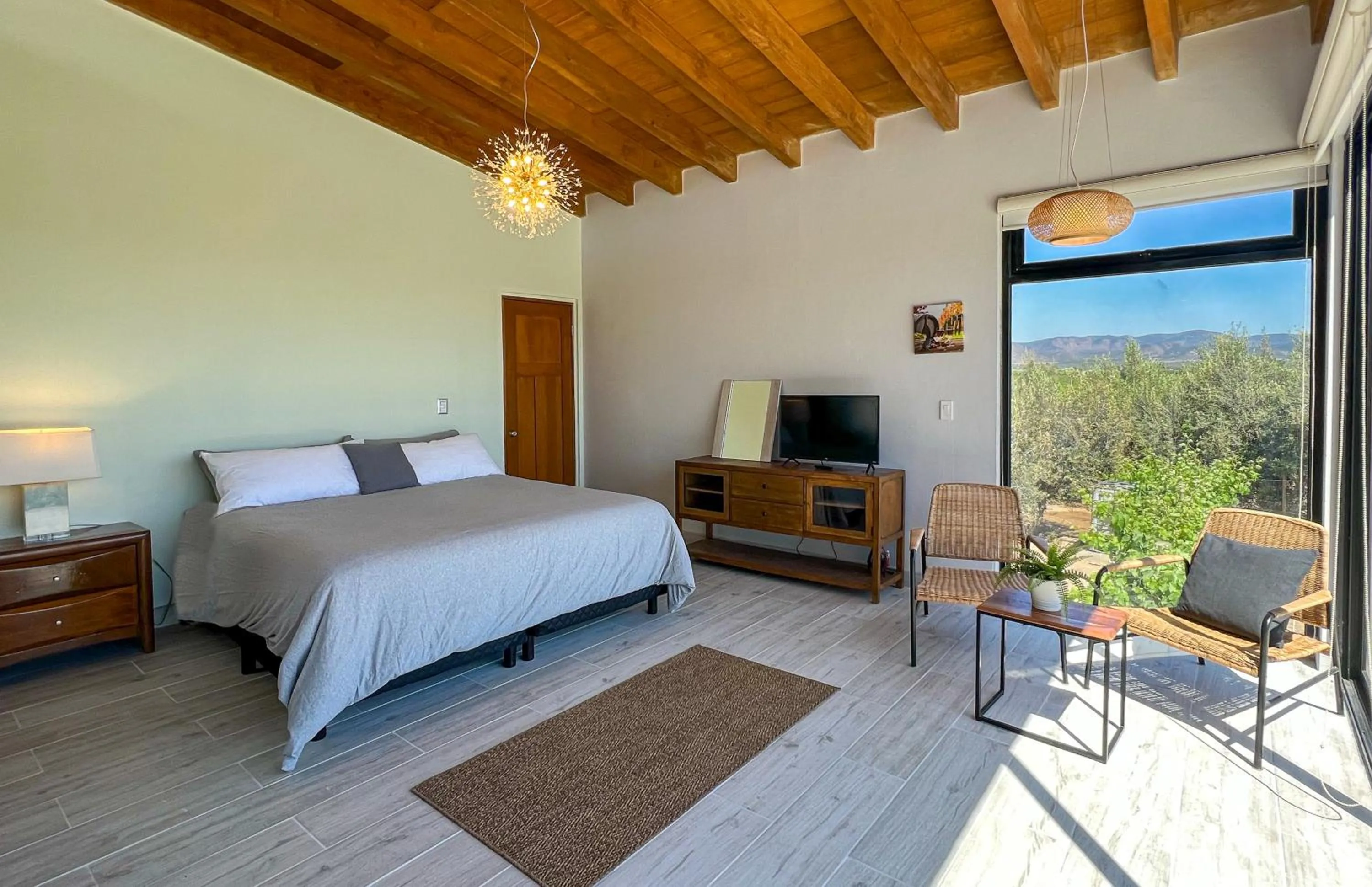 Bed in Viñedo Casa la Noria