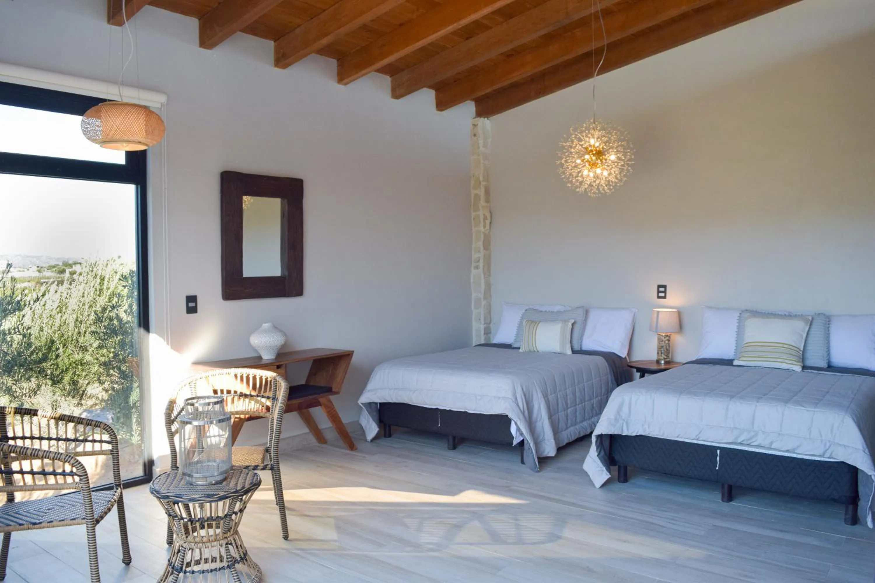 Photo of the whole room, Bed in Viñedo Casa la Noria
